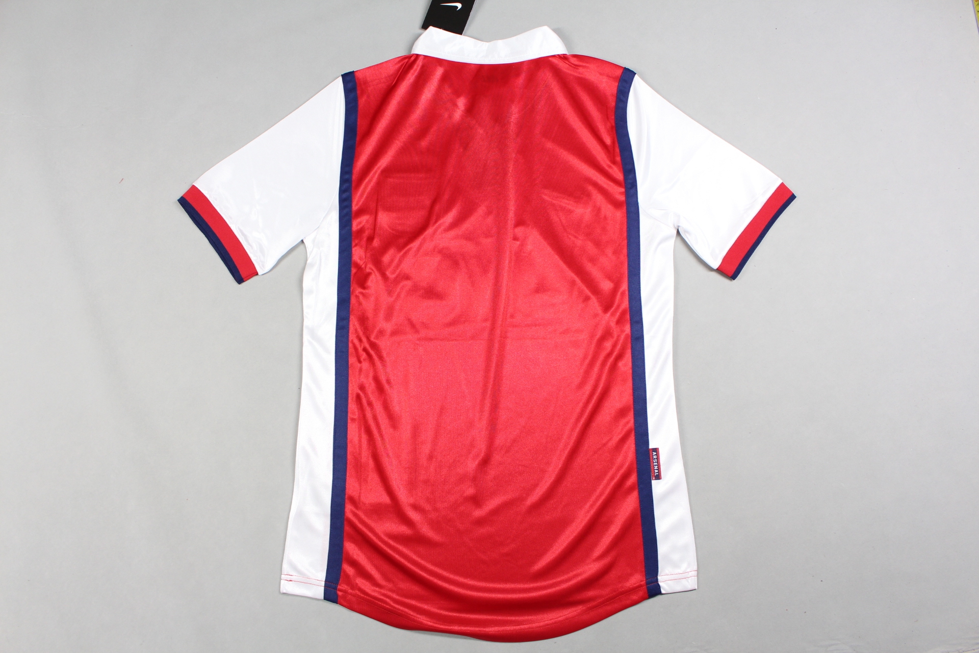 1998 Arsenal Red Retro Short sleeve Jersey/1998阿森纳红色