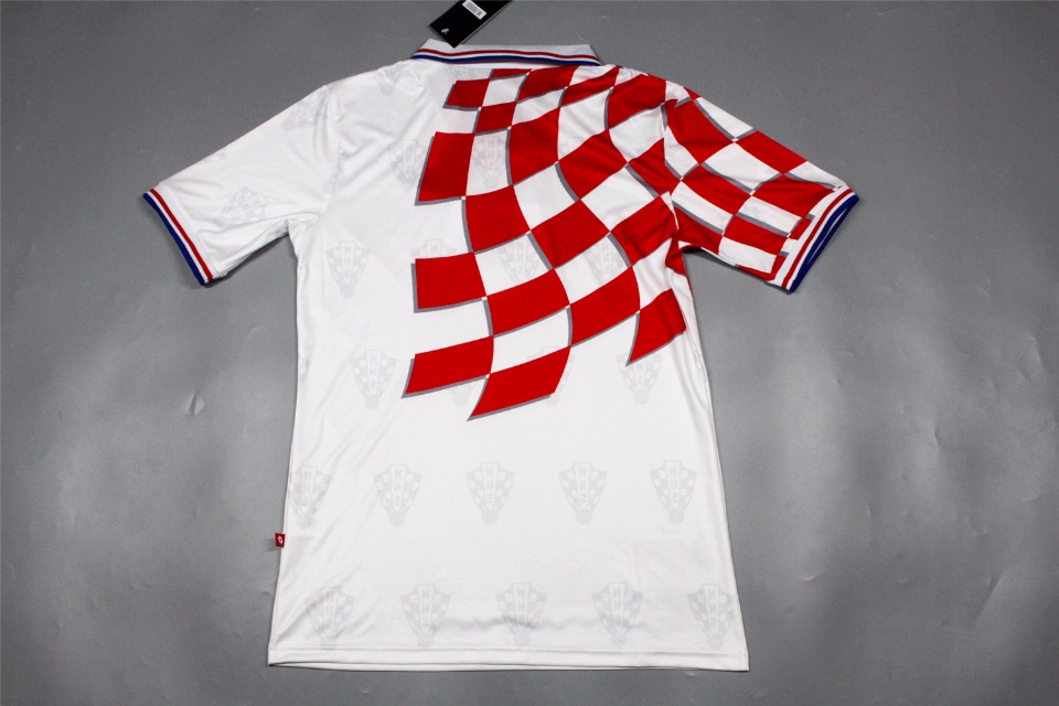 1998 World Cup Croatia Home Retro Jersey/1998克罗地亚主场