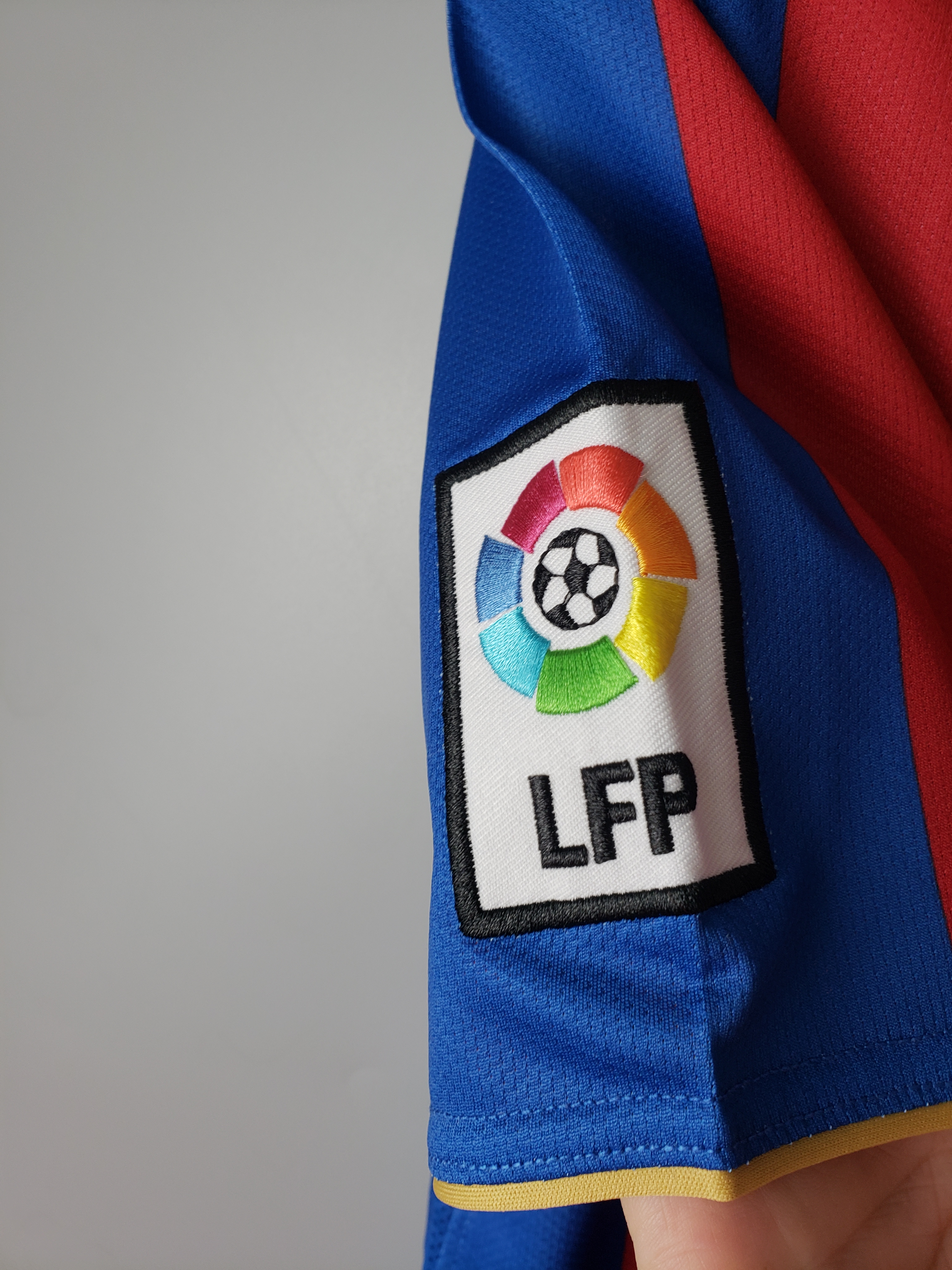07-08 Barcelona Home Long Sleeve Retro Jersey/07-08 巴萨主场长袖
