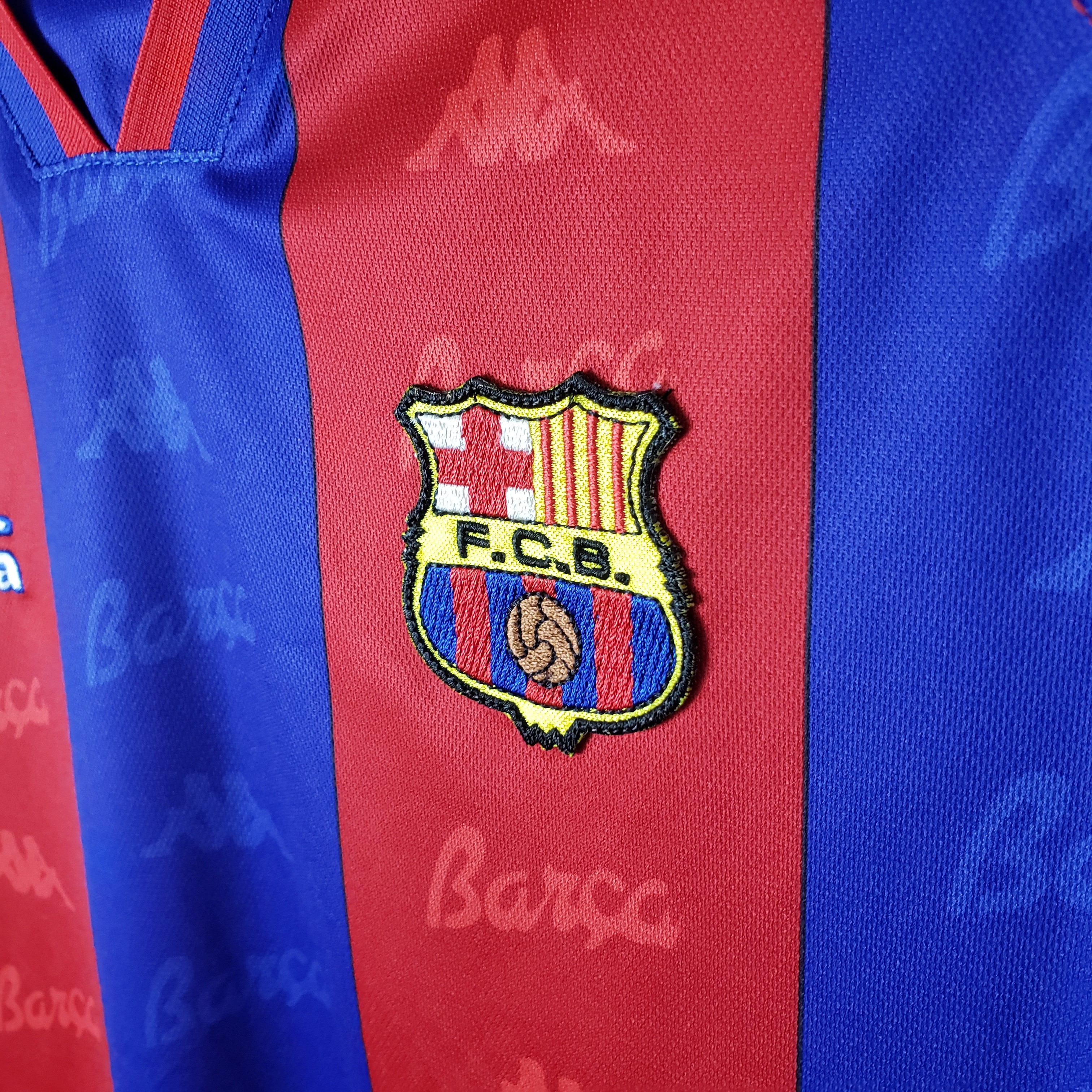 96-97 Barcelona Home Retro Jersey/96-97 巴萨主场