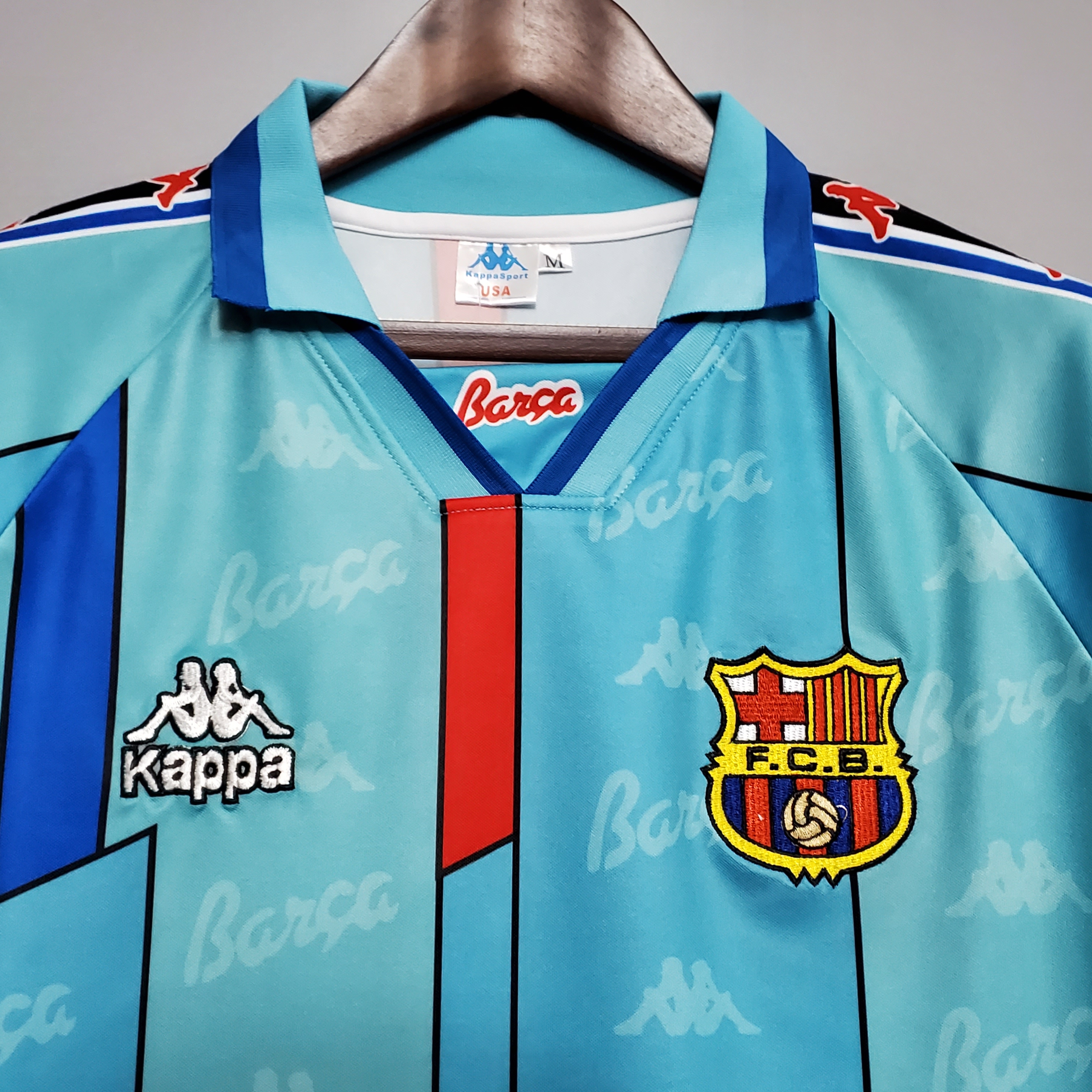 96-97 Barcelona Away Retro Jersey/96-97 巴萨客场