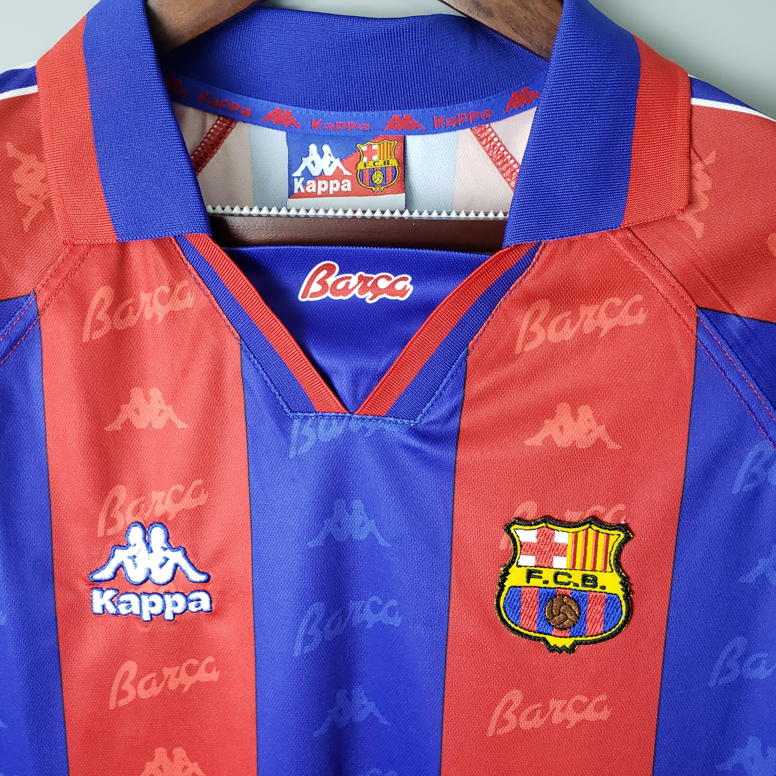 96-97 Barcelona Home Retro Jersey/96-97 巴萨主场