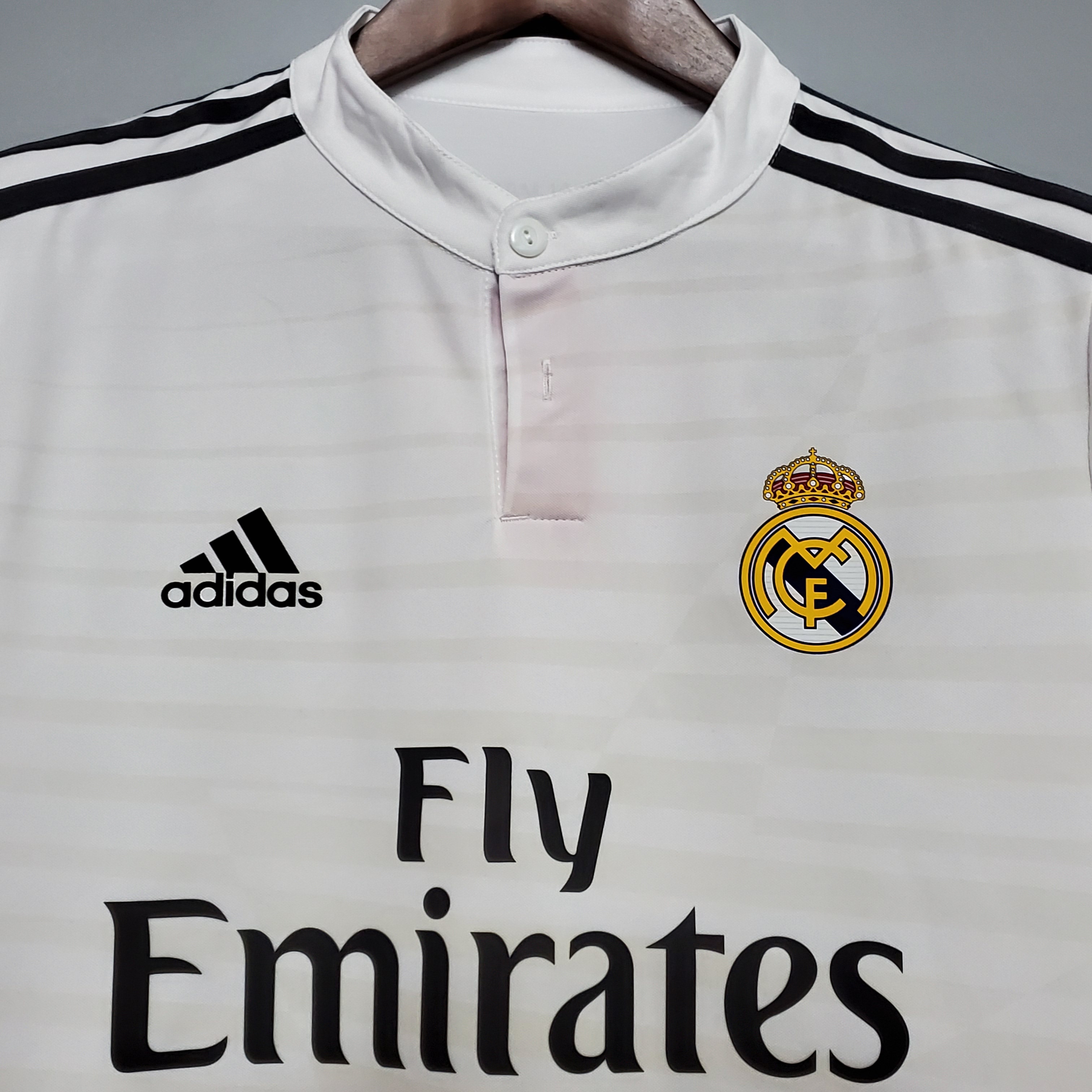 14-15 Real Madrid Home Long Sleeve Retro Jersey/14-15皇马主场长袖