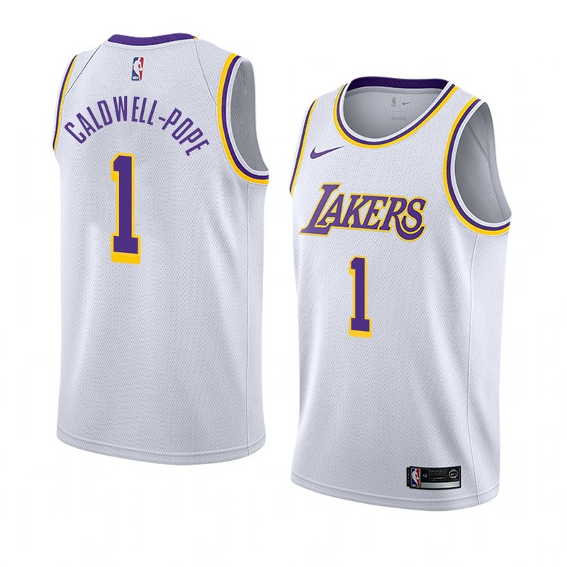Lakers Retro Round Neck Hot Pressed Jersey