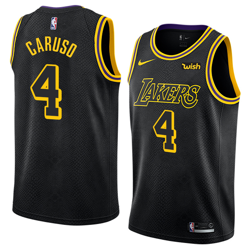 Lakers Mamba Black Hot Pressed Jersey/NBA 湖人队黑曼巴24号bryant