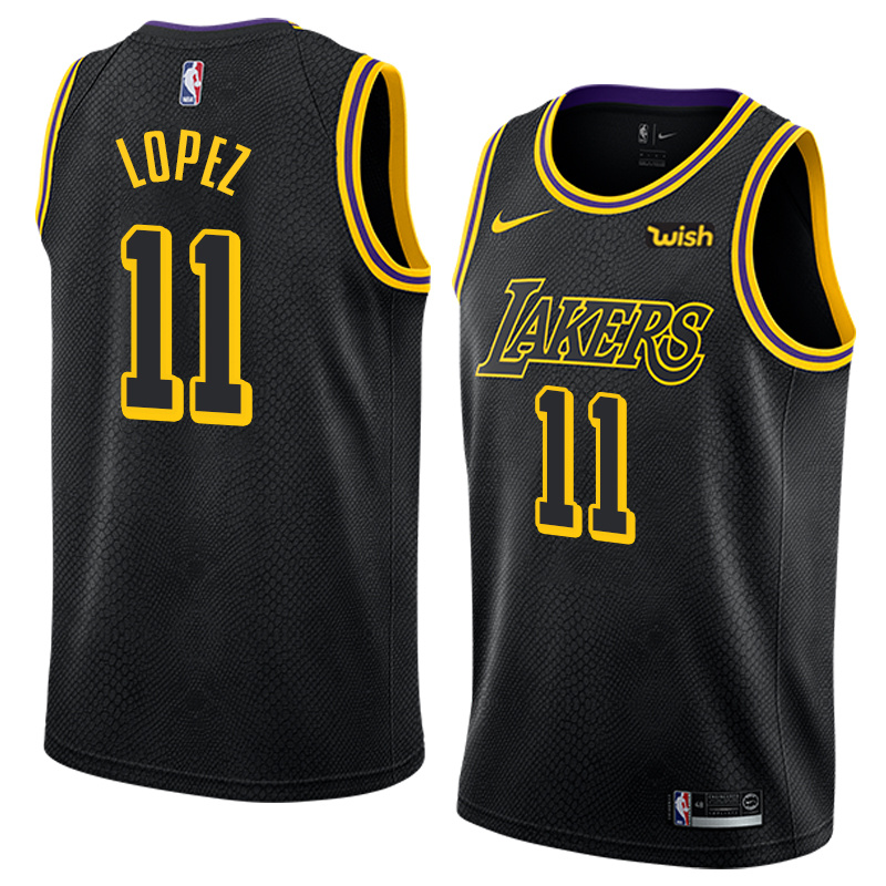 Lakers Mamba Black Hot Pressed Jersey/NBA 湖人队黑曼巴24号bryant