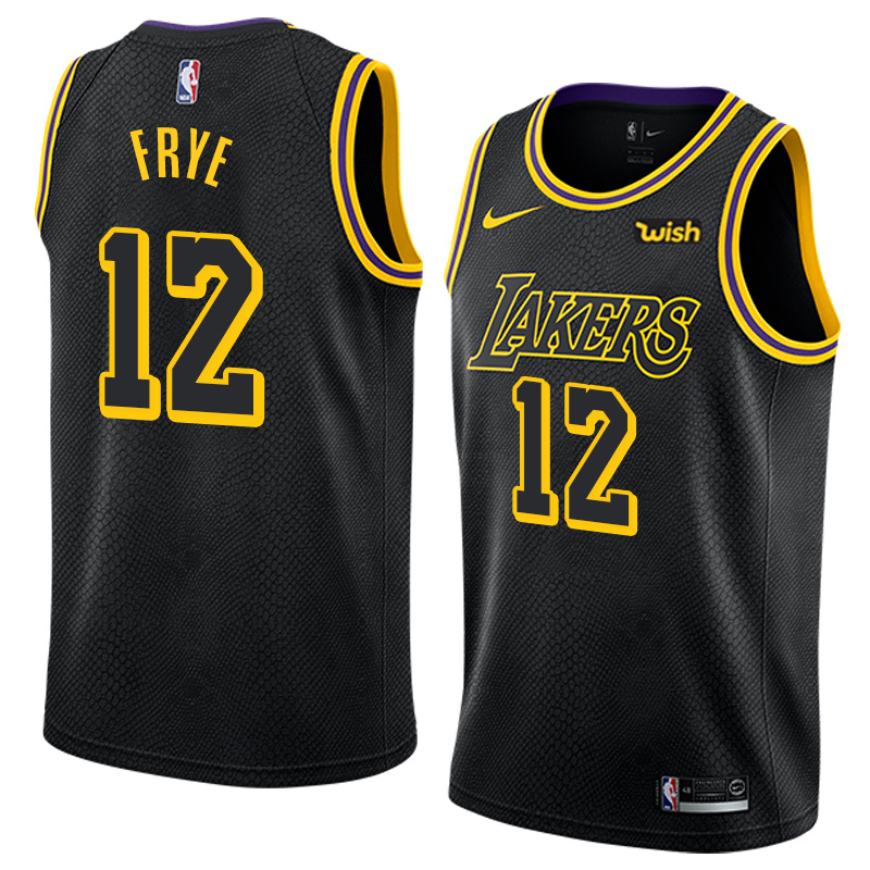 Lakers Mamba Black Hot Pressed Jersey/NBA 湖人队黑曼巴24号bryant