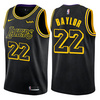 Lakers Mamba Black Hot Pressed Jersey/NBA 湖人队黑曼巴24号bryant
