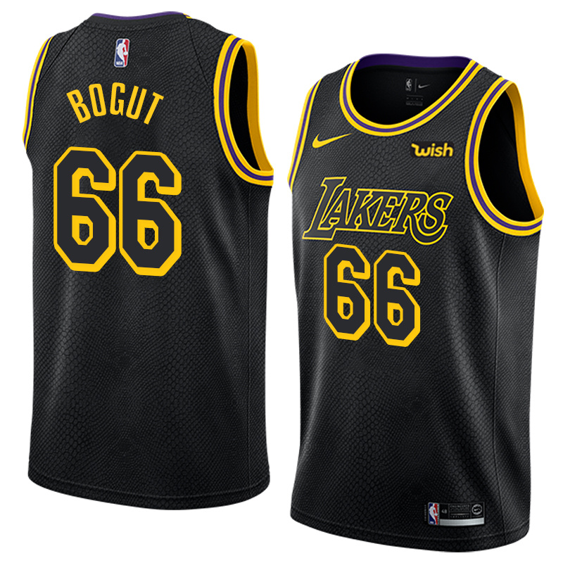 Lakers Mamba Black Hot Pressed Jersey/NBA 湖人队黑曼巴24号bryant