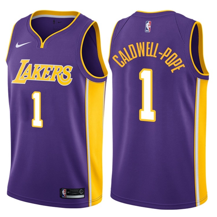 Lakers Violet V-Neck Hot Pressed Jersey