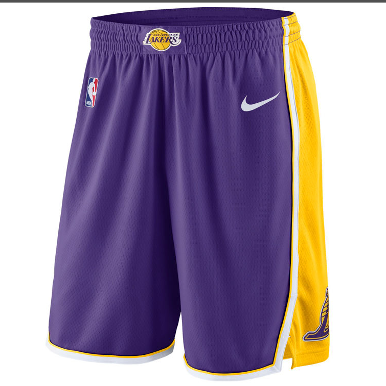 Lakers Violet V-Neck Hot Pressed Jersey