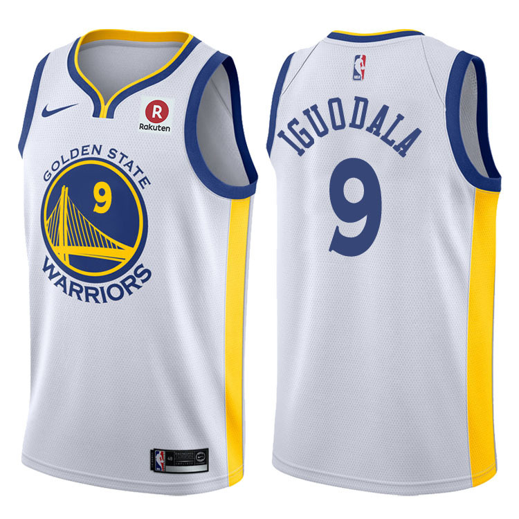Golden State White Hot Pressed Jersey