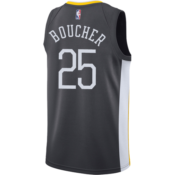 Golden State Black Hot Pressed Jersey