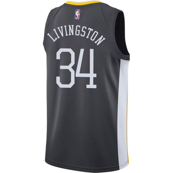 Golden State Black Hot Pressed Jersey