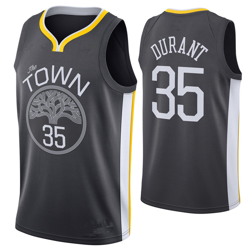 Golden State Black Hot Pressed Jersey