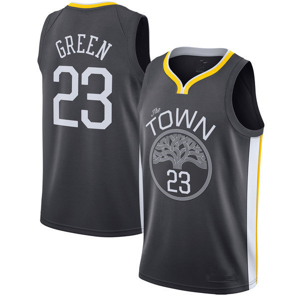 Golden State Black Hot Pressed Jersey