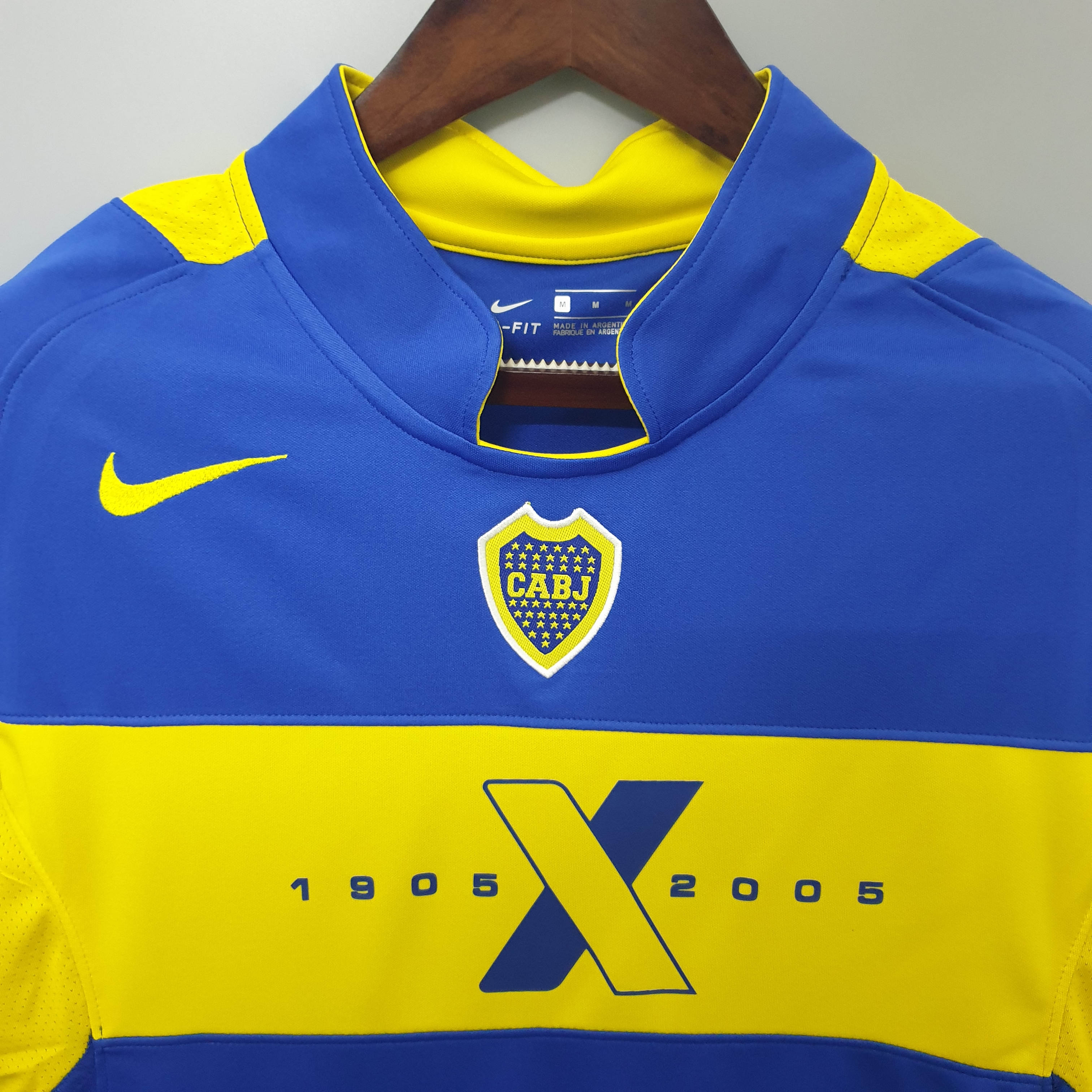 2005 Boca Juniors Home Retro Jersey/2005博卡主场