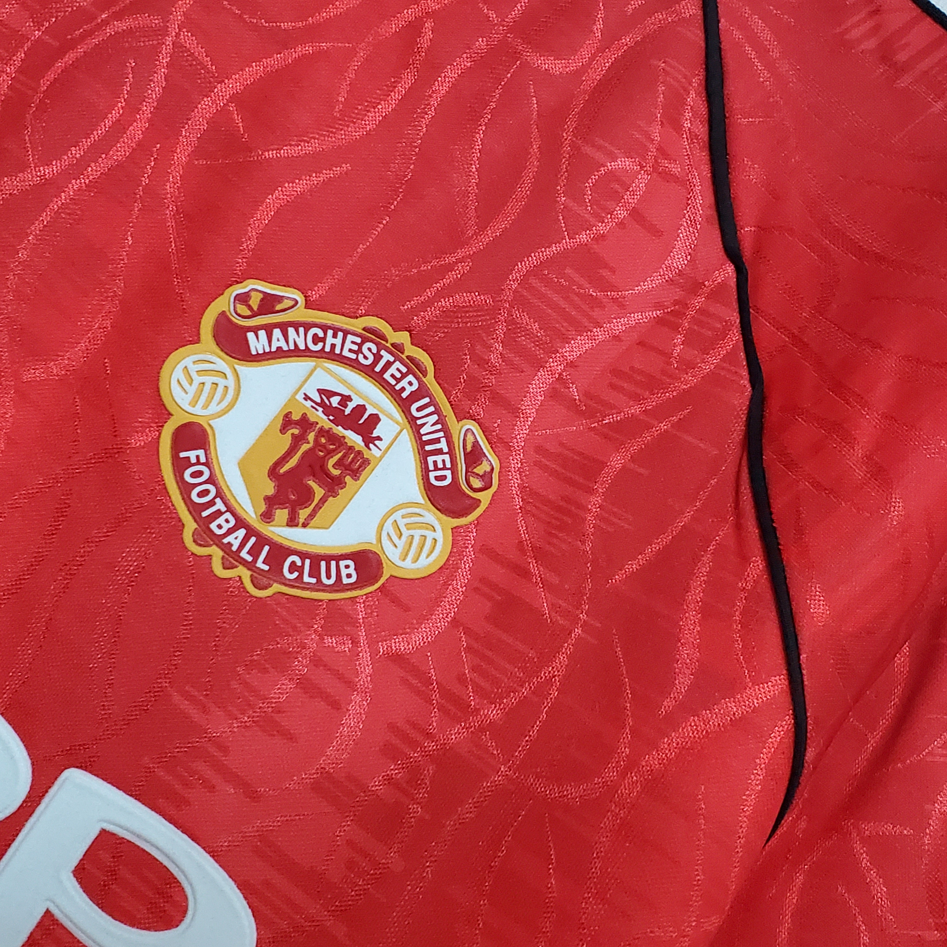 90-92 Manchester United Home Red Retro Jersey/90-92曼联主场