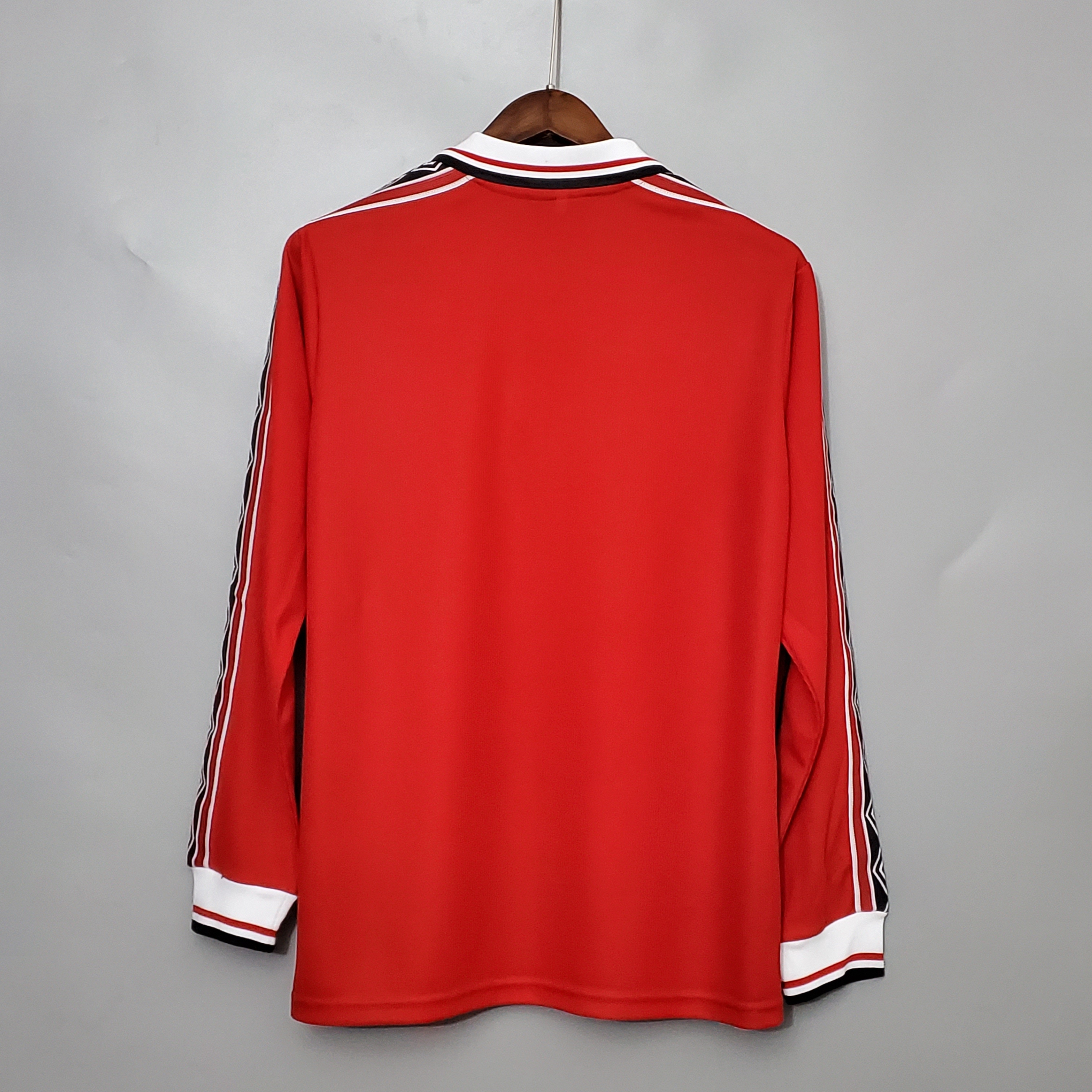 98-99 Manchester United Home Long Sleeve Retro Jersey/98-99 曼联主场长袖