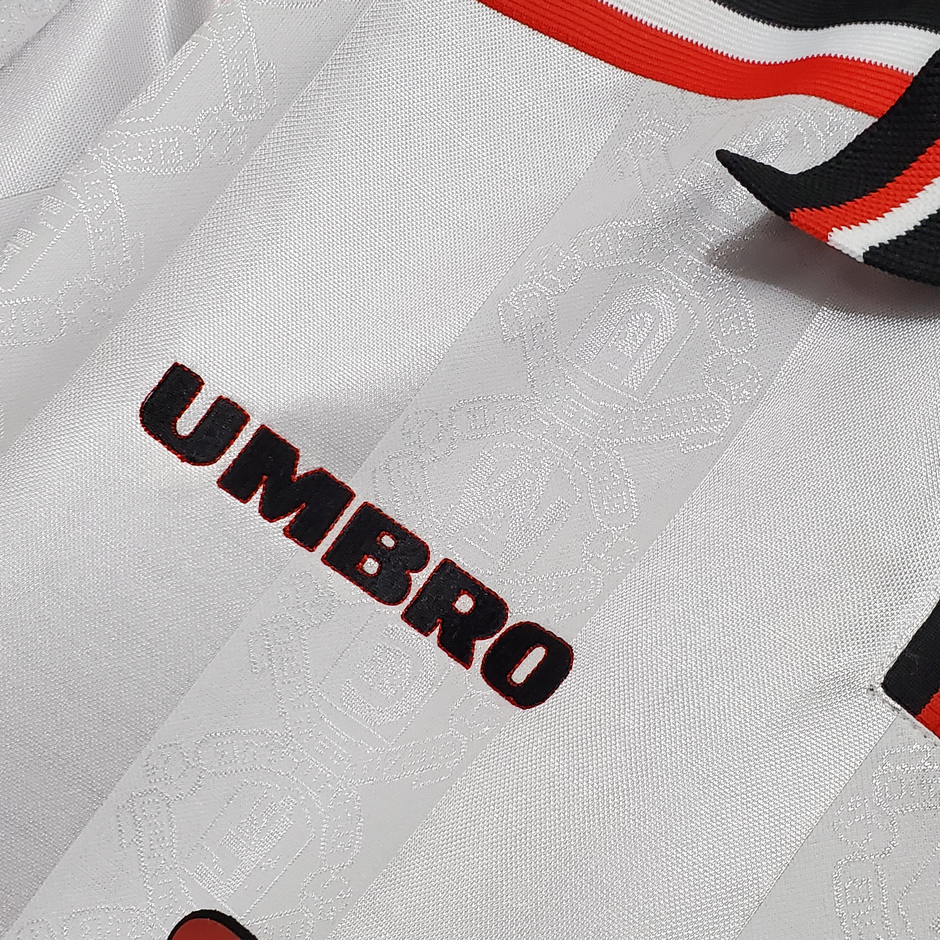 97-98 Manchester United White Retro Jersey/97-98曼联白色