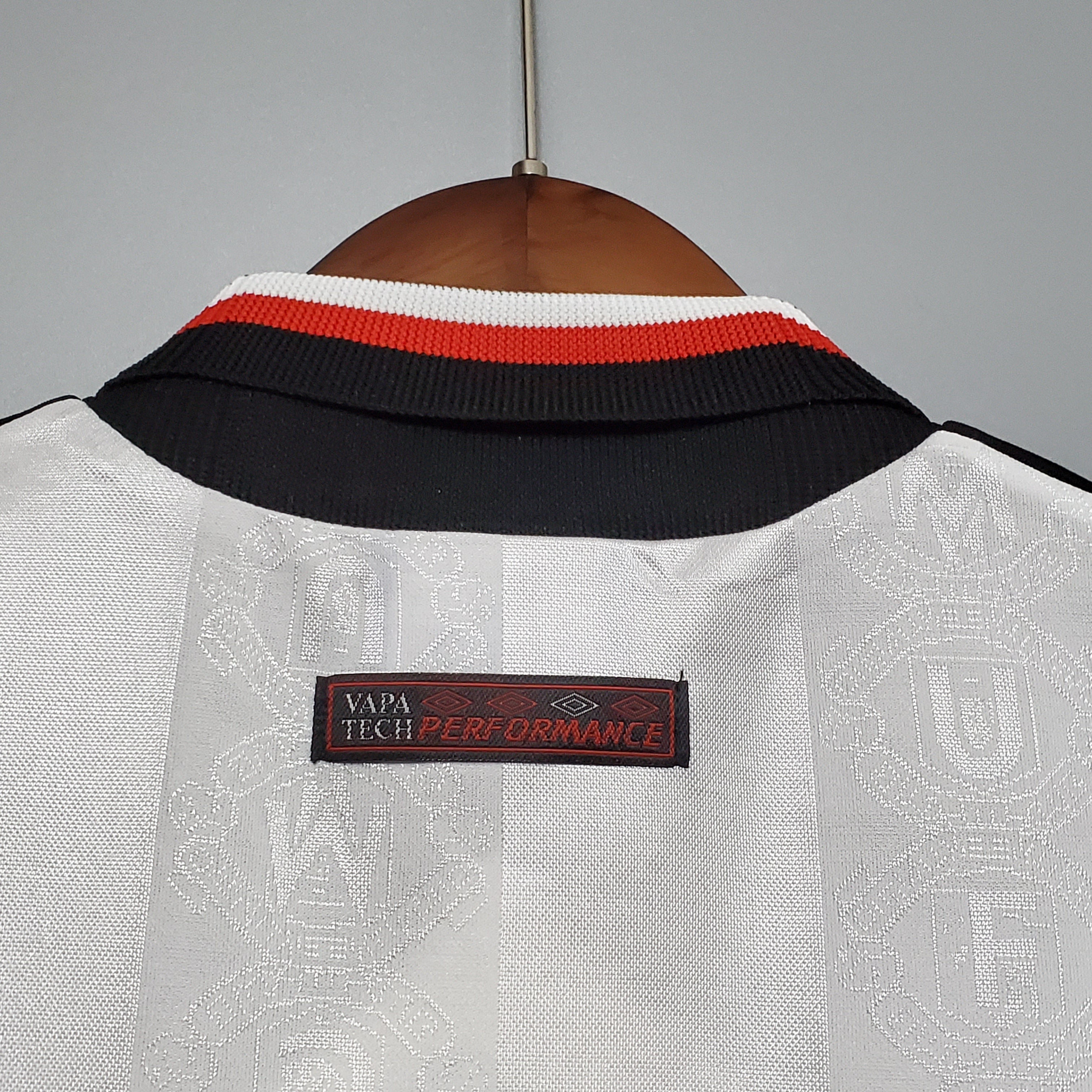 97-98 Manchester United White Retro Jersey/97-98曼联白色