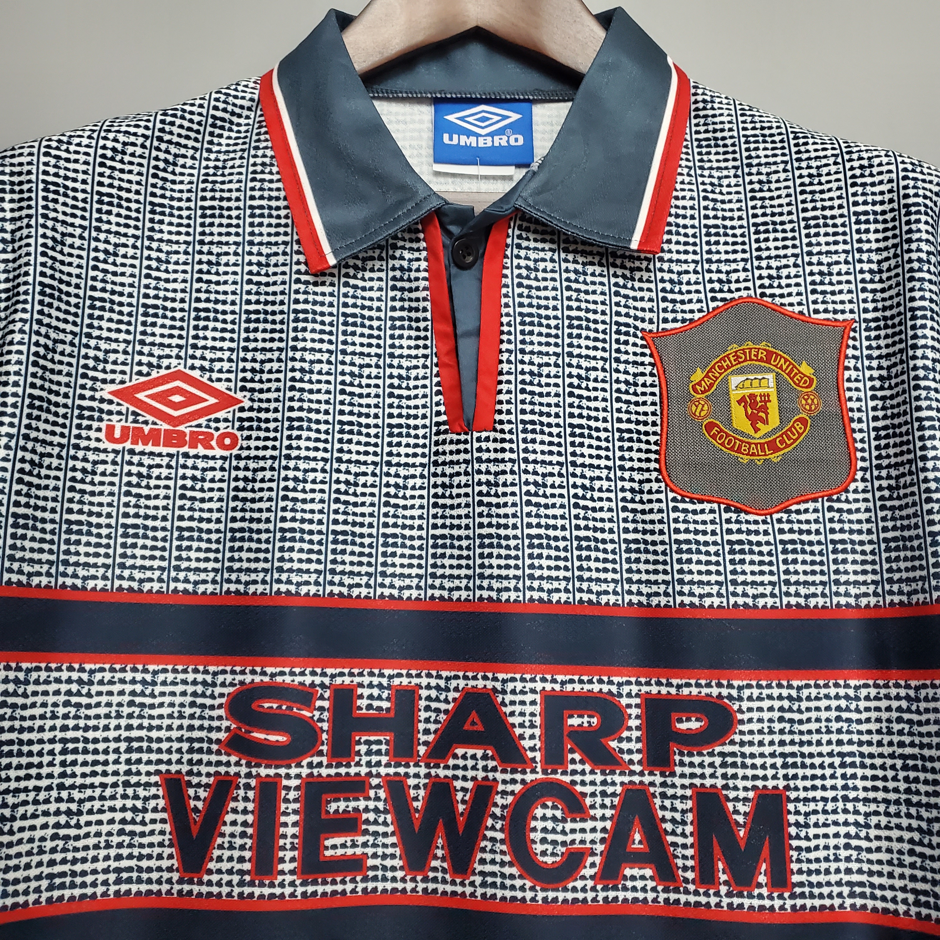 95-96 Manchester United Away Retro Jersey/95-96曼联客场