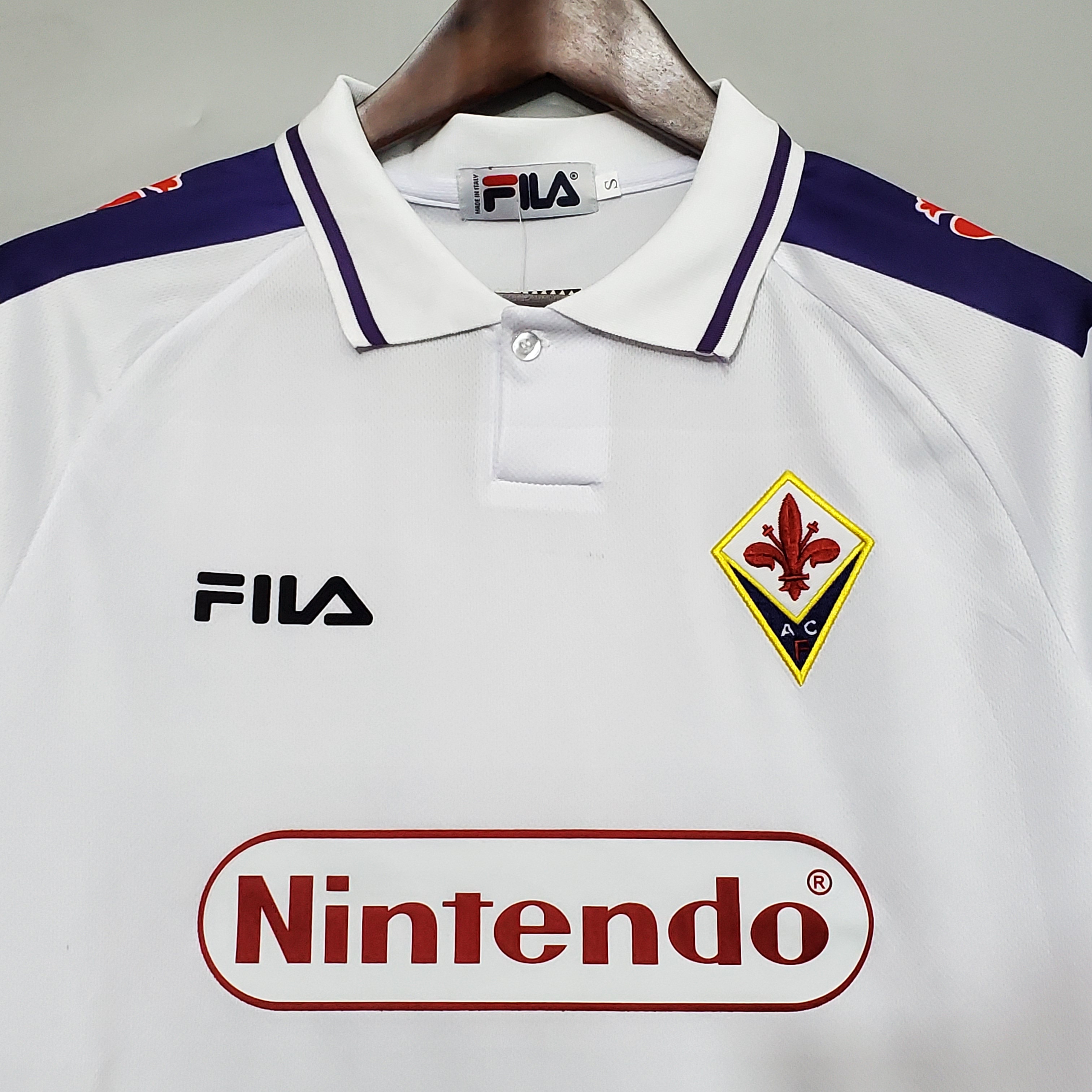 1998 Fiorentina Away Retro Jersey/1998 佛罗伦萨客场