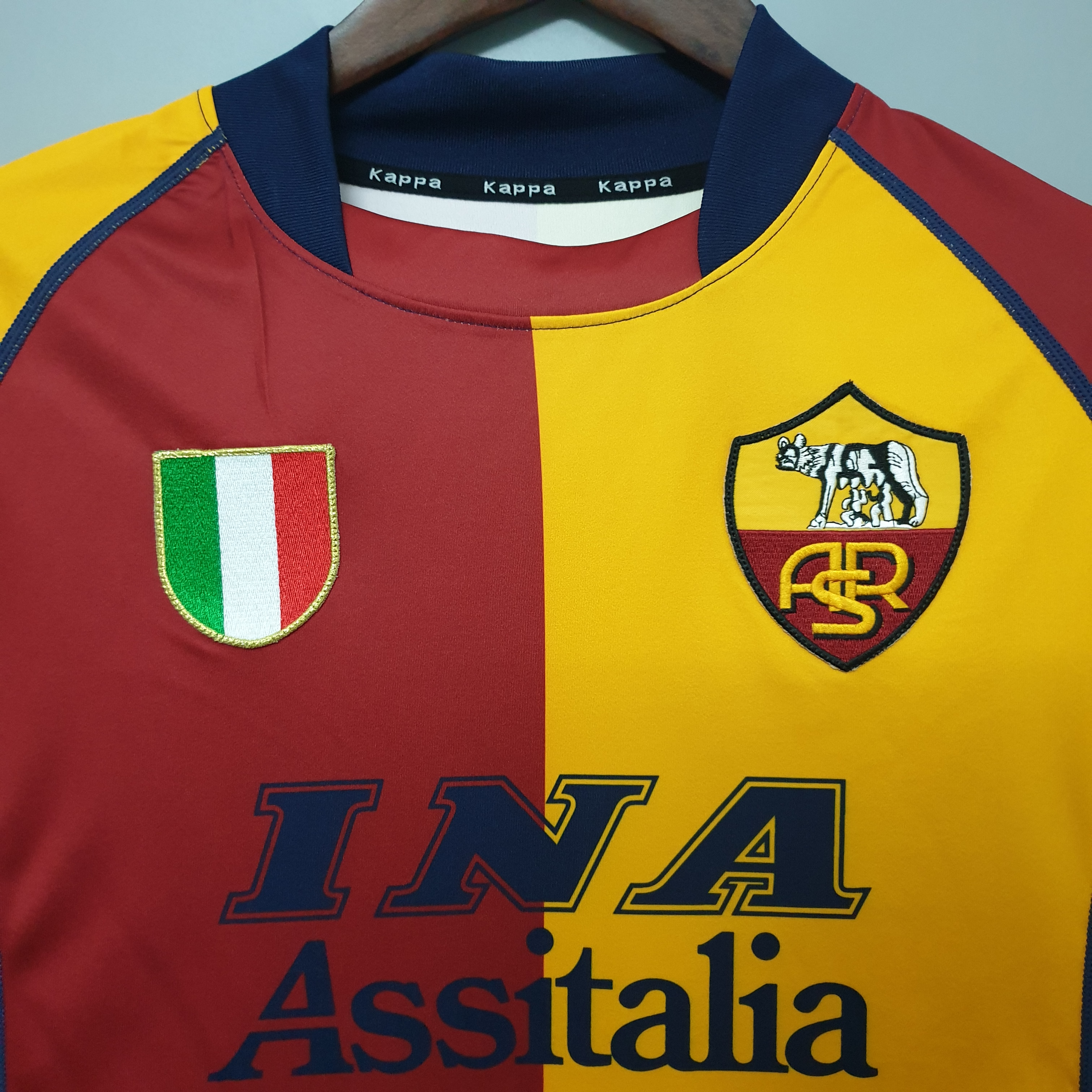 01-02 Roma Home Retro Jersey/01-02 罗马 主场
