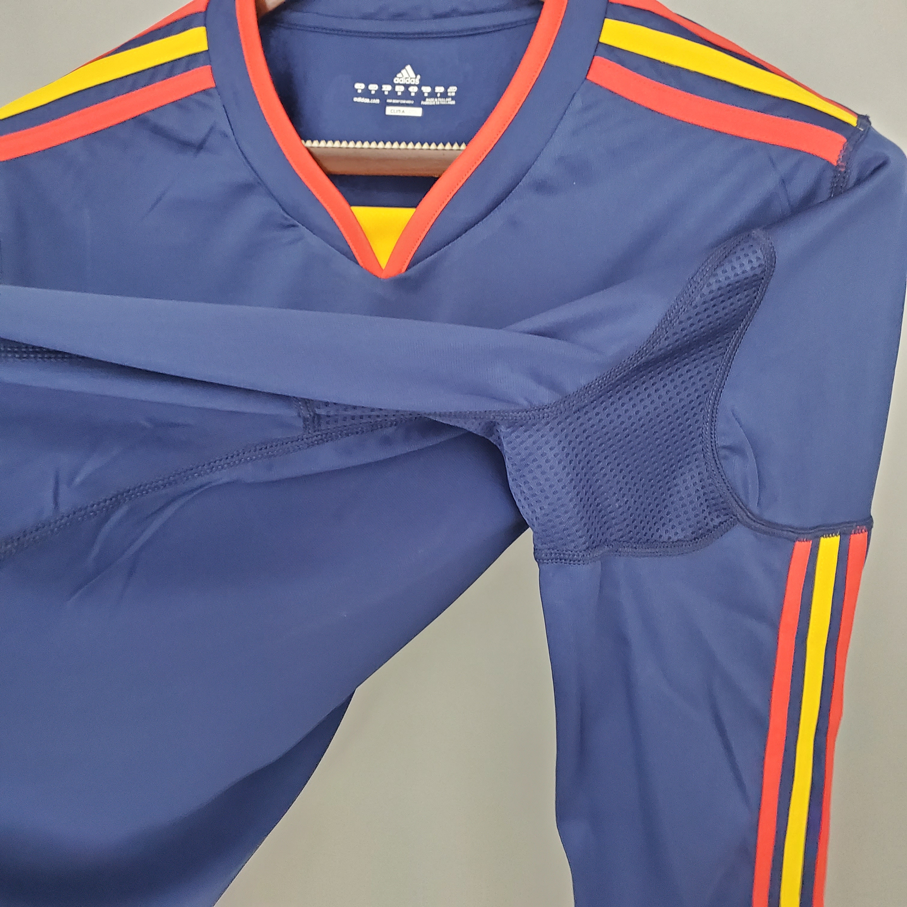 2010 Spain Away Long Sleeve Retro Jersey/2010 西班牙客场长袖