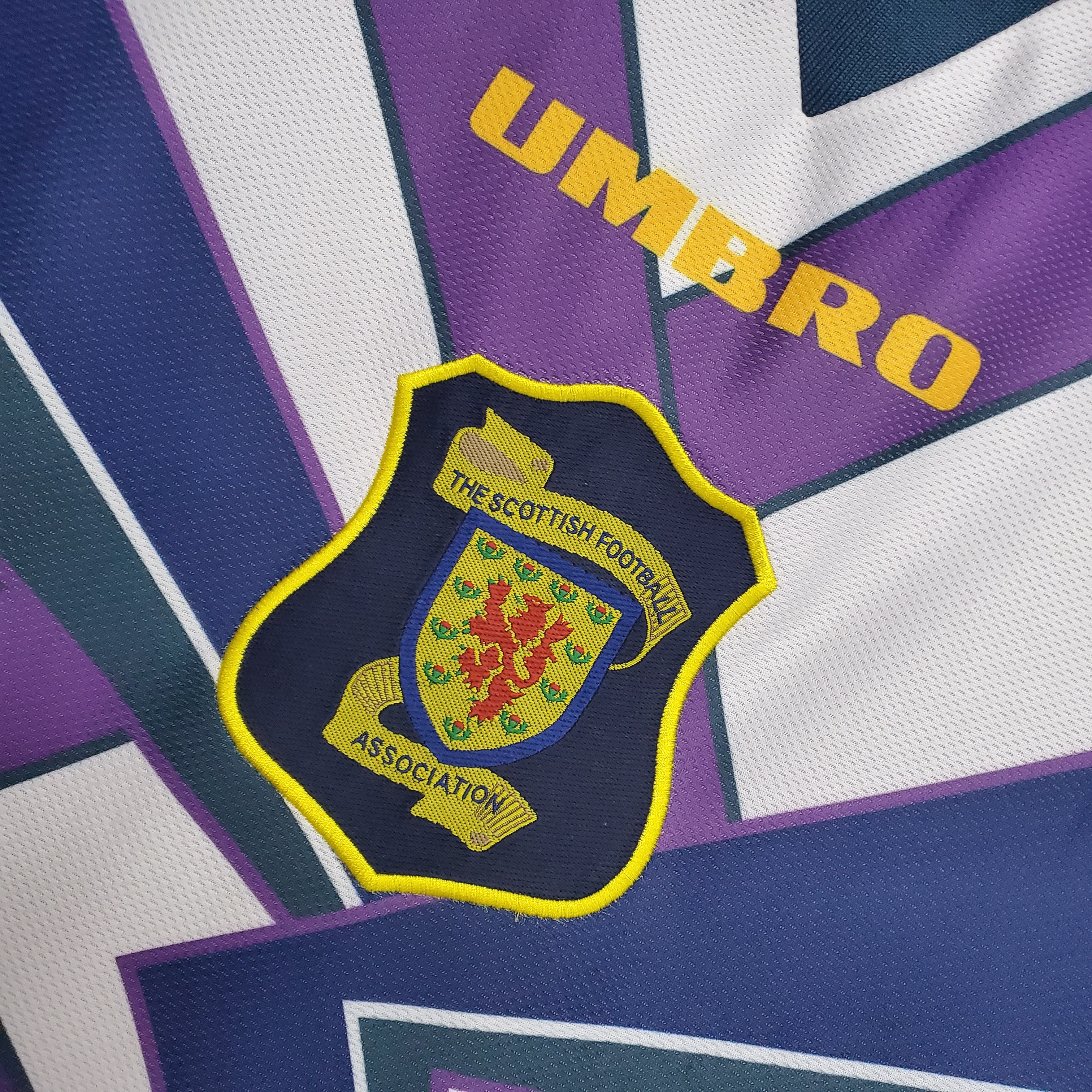 94-96 Scotland Away White Retro Jersey/94-96 苏格兰客场