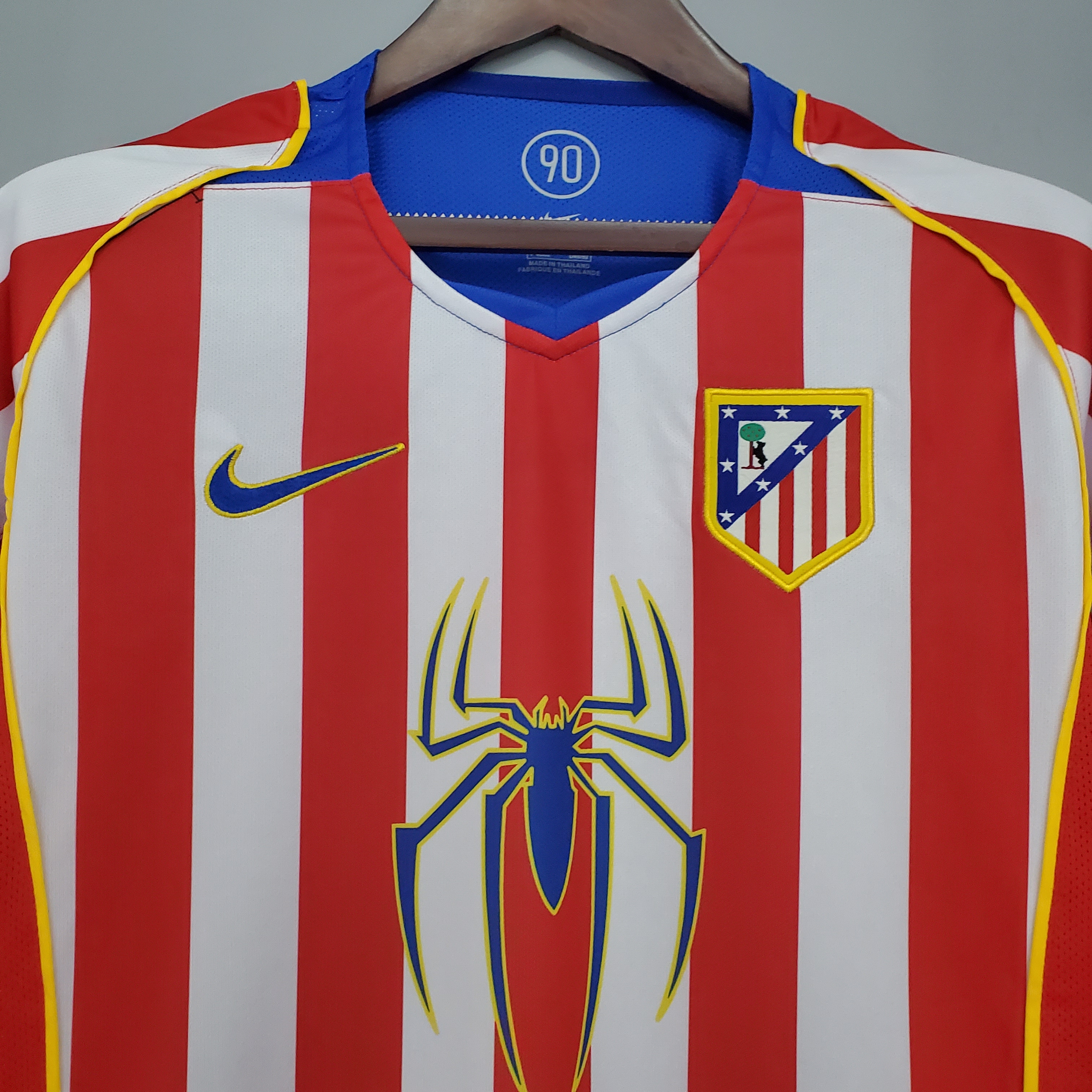 04-05 Atletico Madrid Home Retro Jersey/04-05 马竞主场