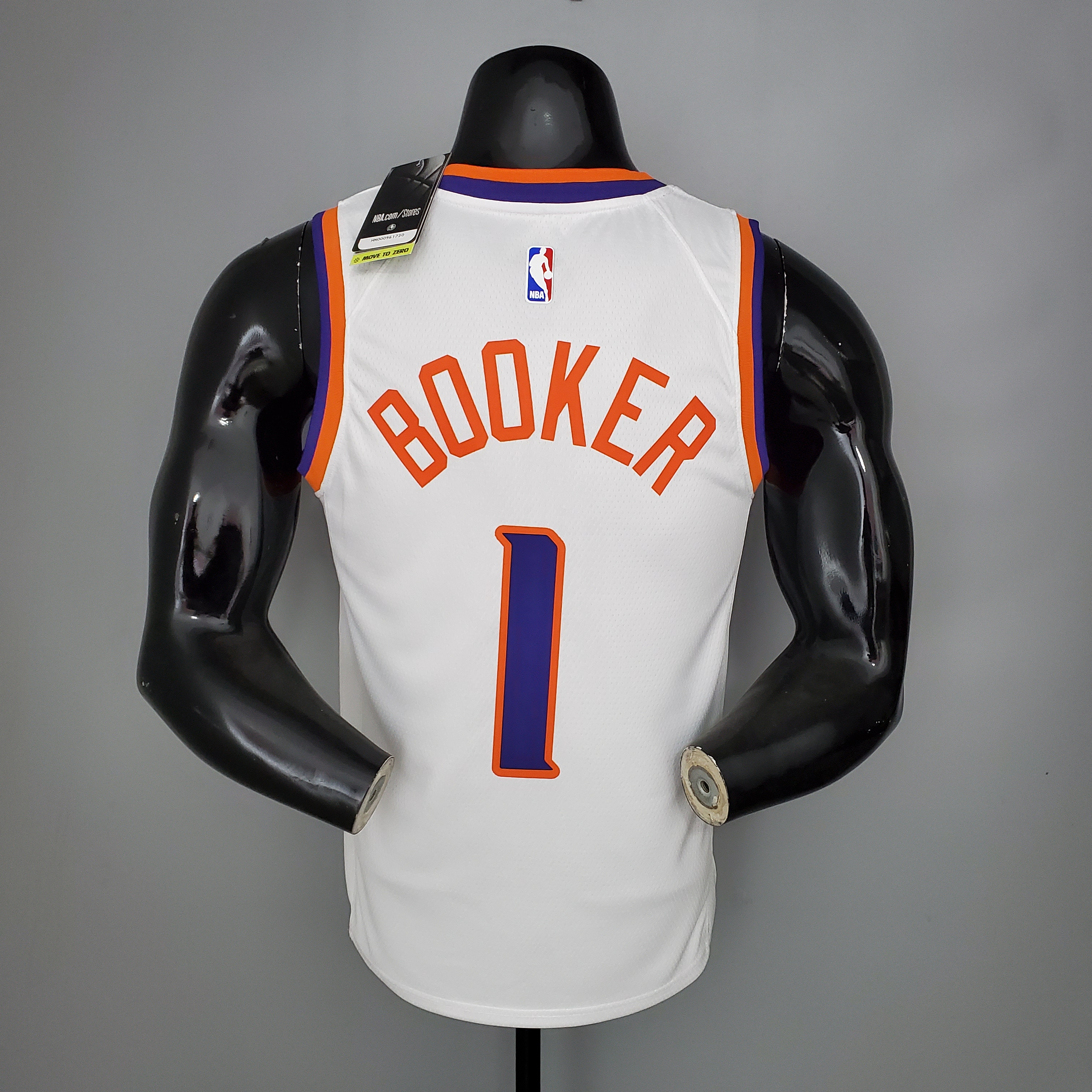 BOOKER#1 Phoenix Suns White NBA Jersey S-XXL