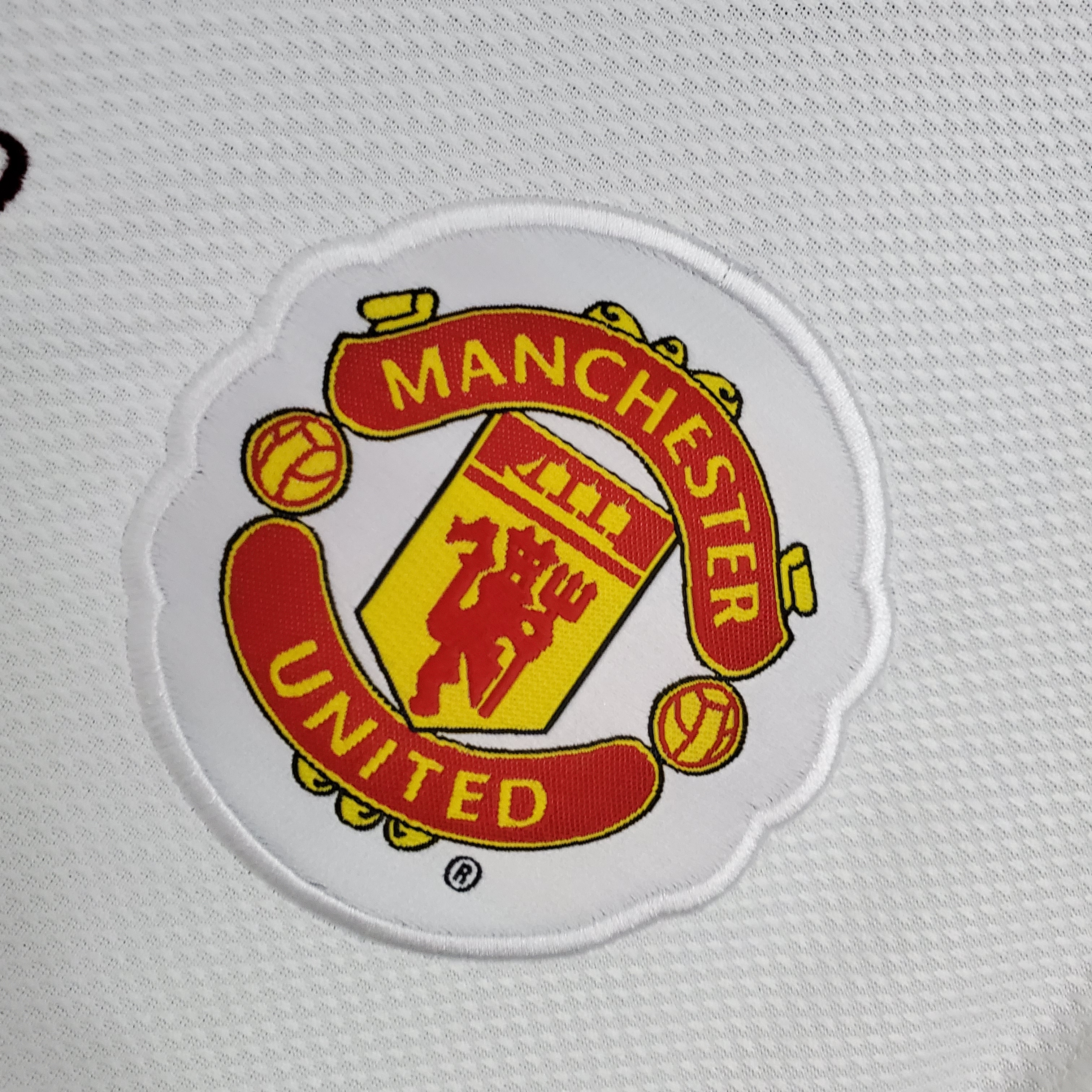 08-09 Manchester United League Edition away white fans jersey/08-09 曼联客场联赛版