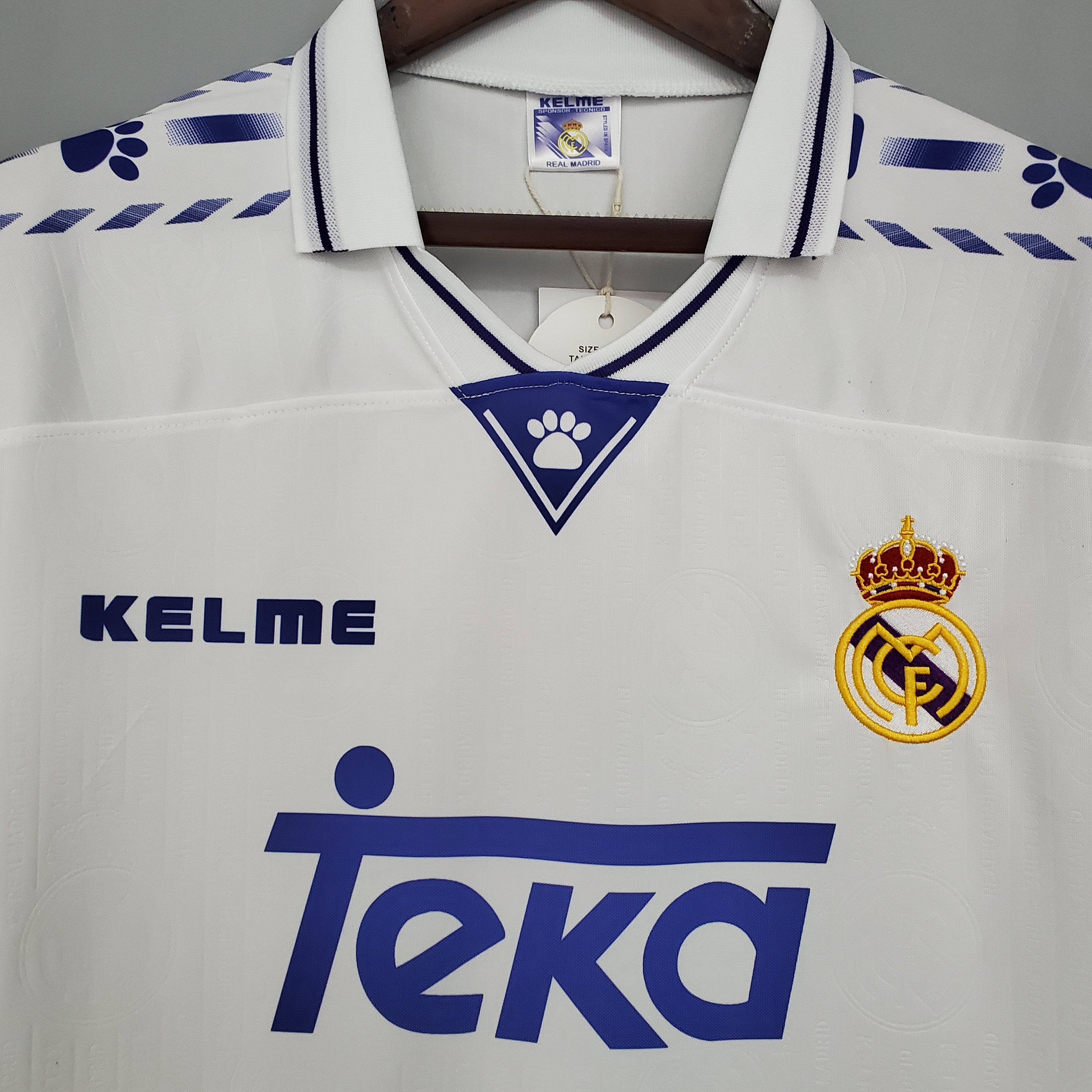 96-97 Real Madrid Home Retro Jersey/96-97 皇马主场