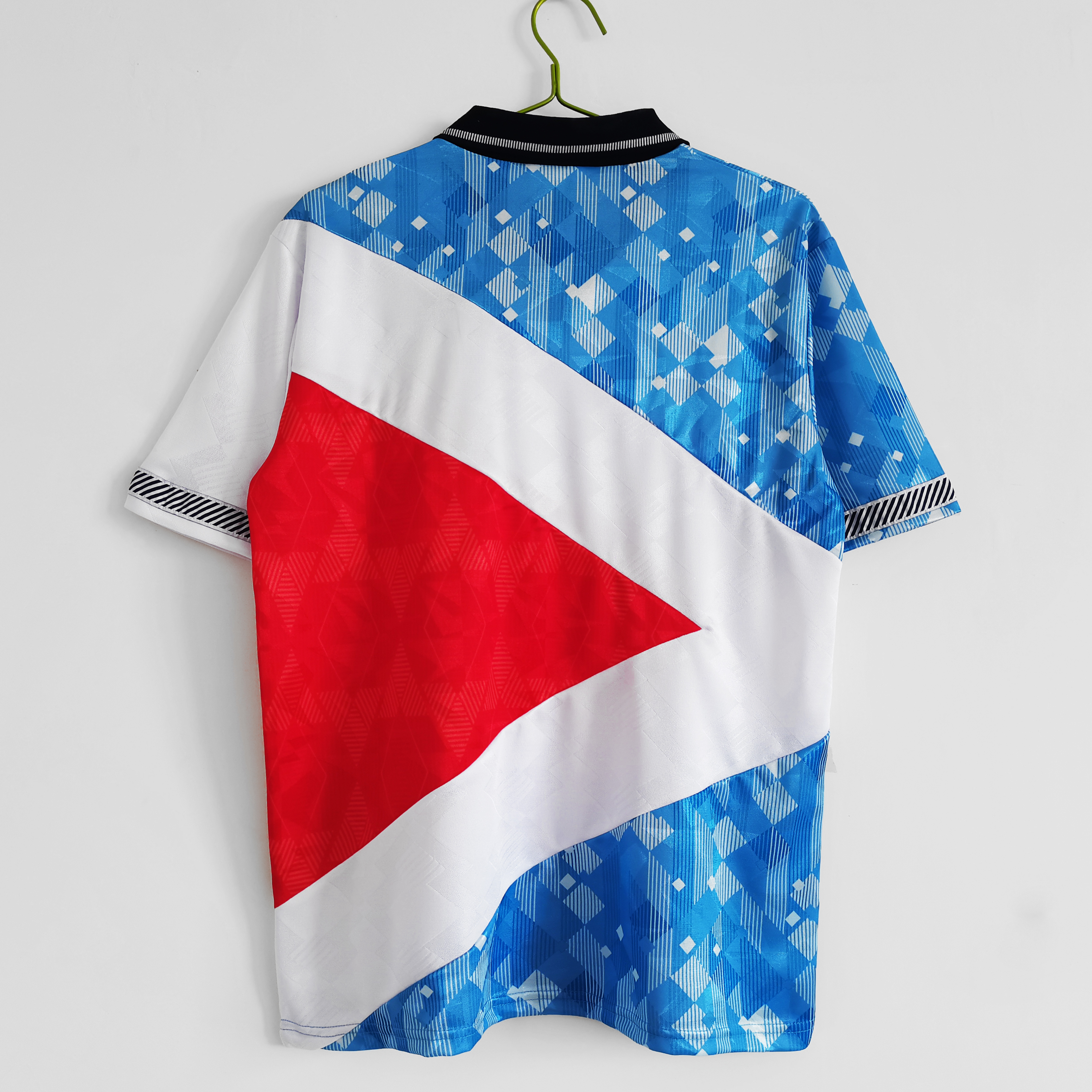 1990 England Three Color Retro Jersey/1990 英格兰三色复古