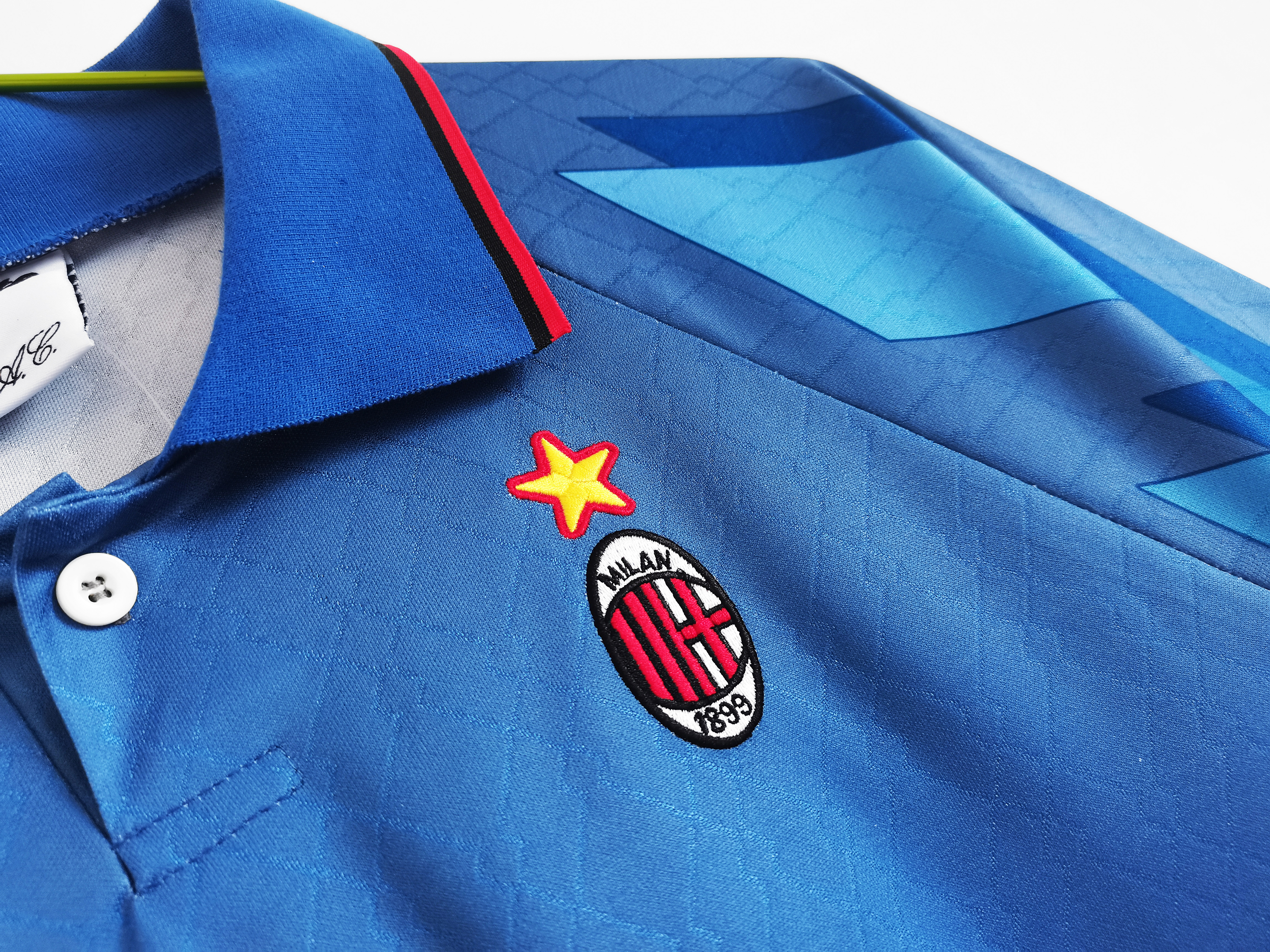 95-96 AC Milan 4TH Away Blue Retro Jersey/95-96AC米兰第四客场