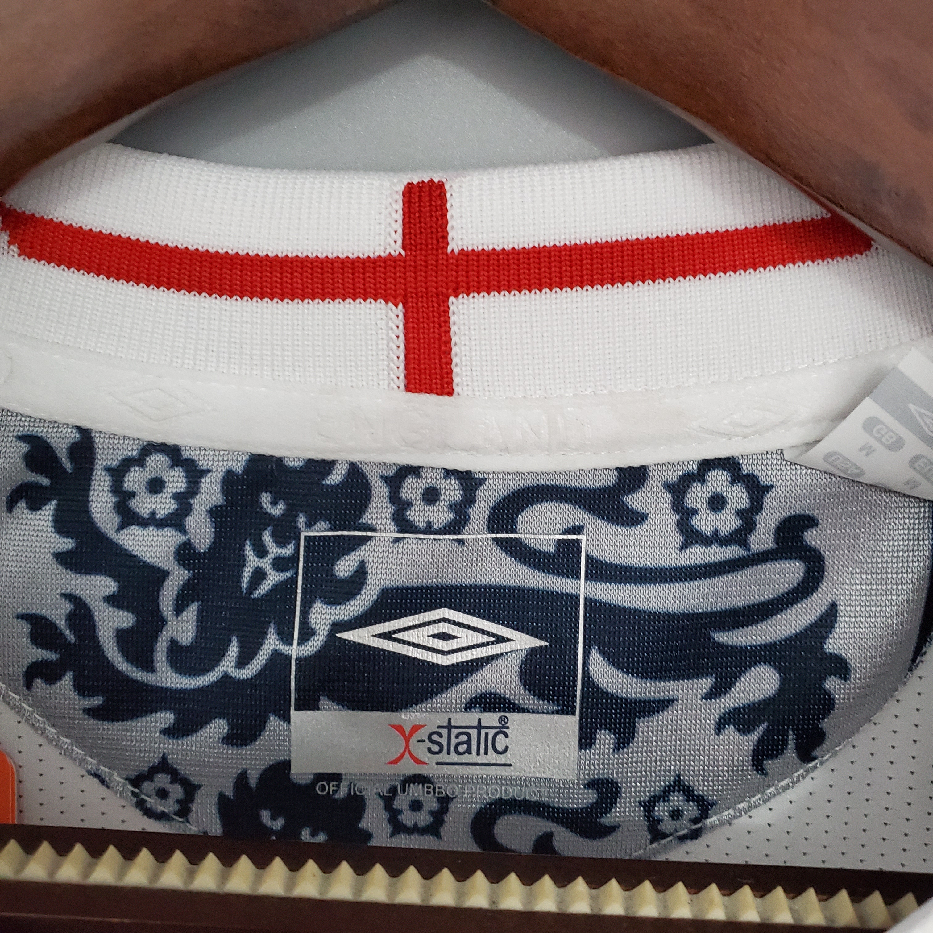2006 England Home White Retro Jersey/2006 英格兰主场