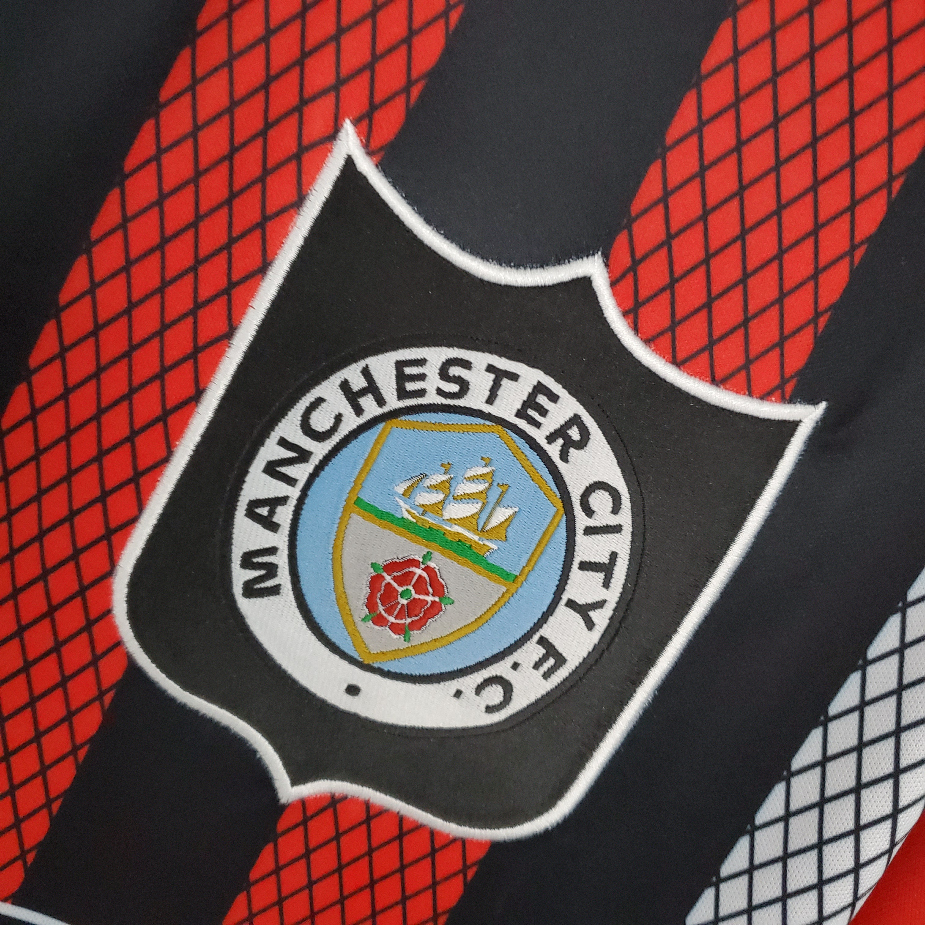 94-96 Manchester City Away Retro Jersey/94-96 曼城客场