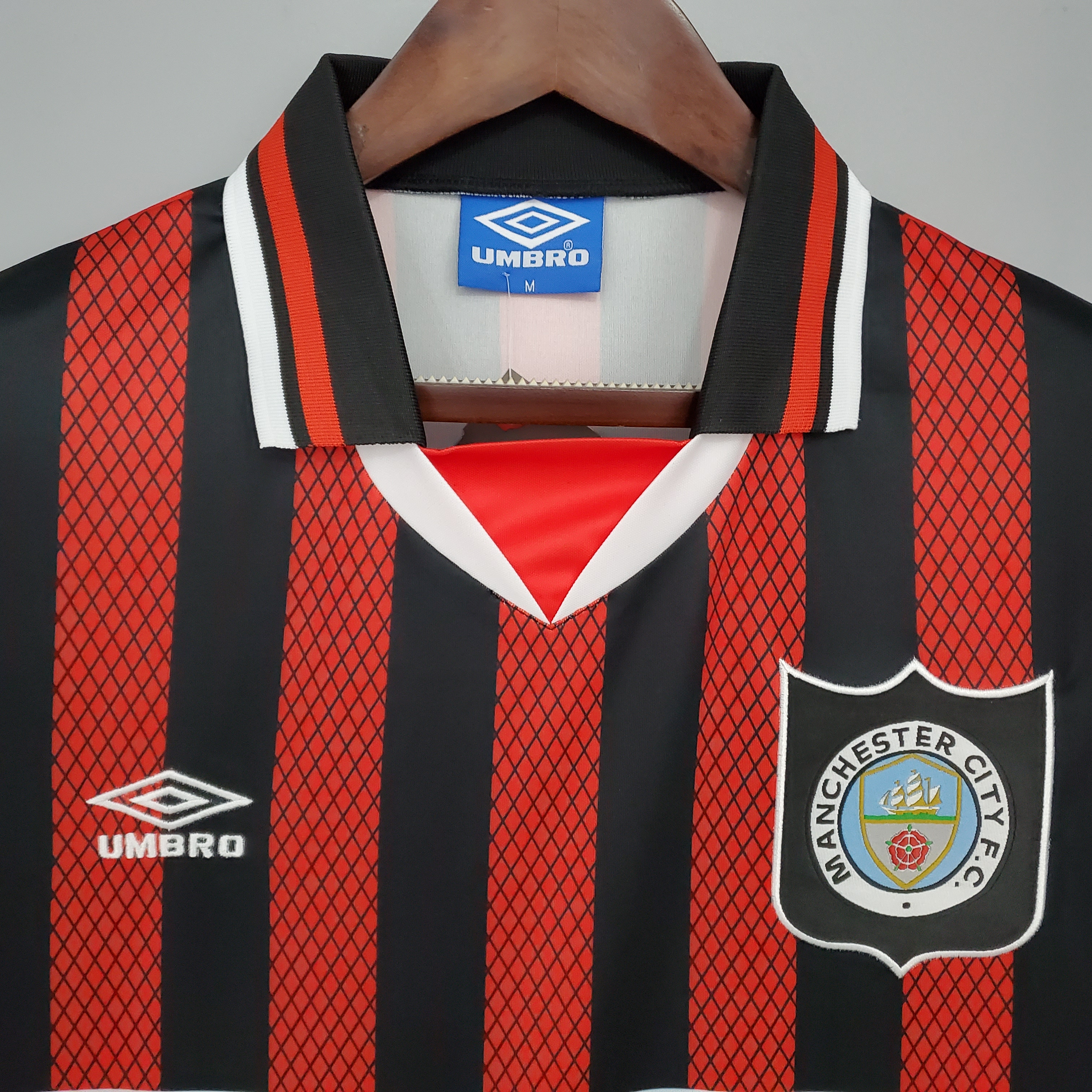 94-96 Manchester City Away Retro Jersey/94-96 曼城客场
