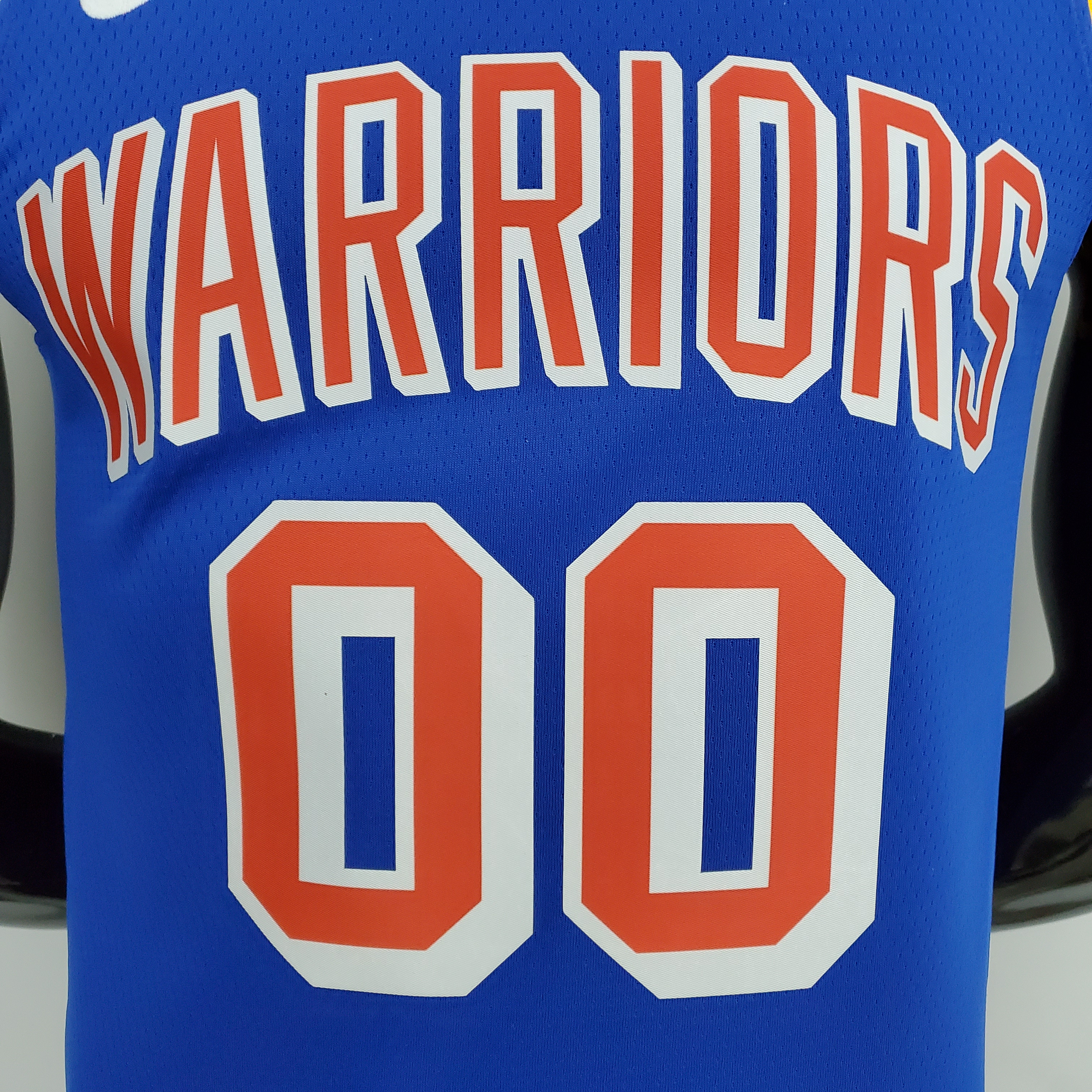75th Anniversary Kuminga#00 Warriors Vintage Blue NBA