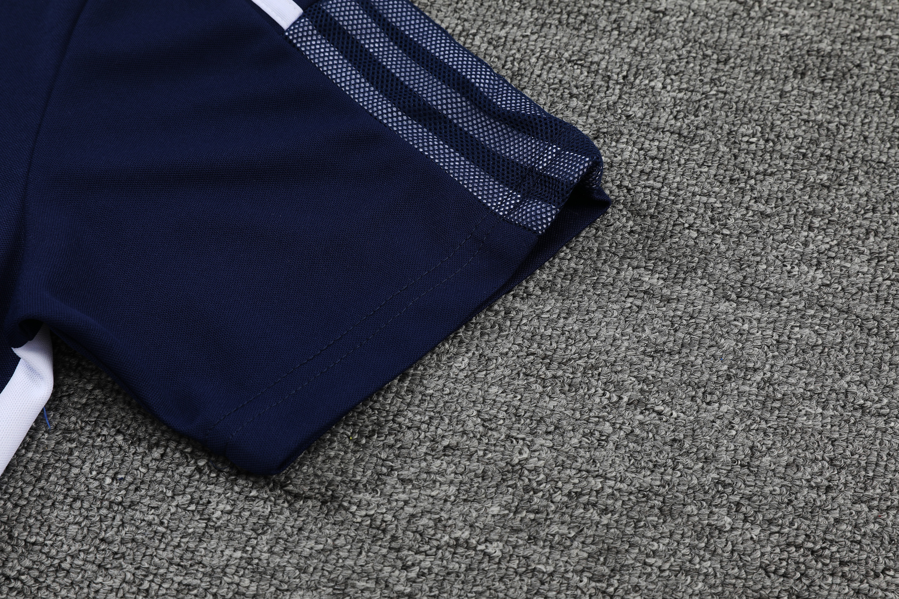 Lyon POLO dark blue Short Sleeve Suit