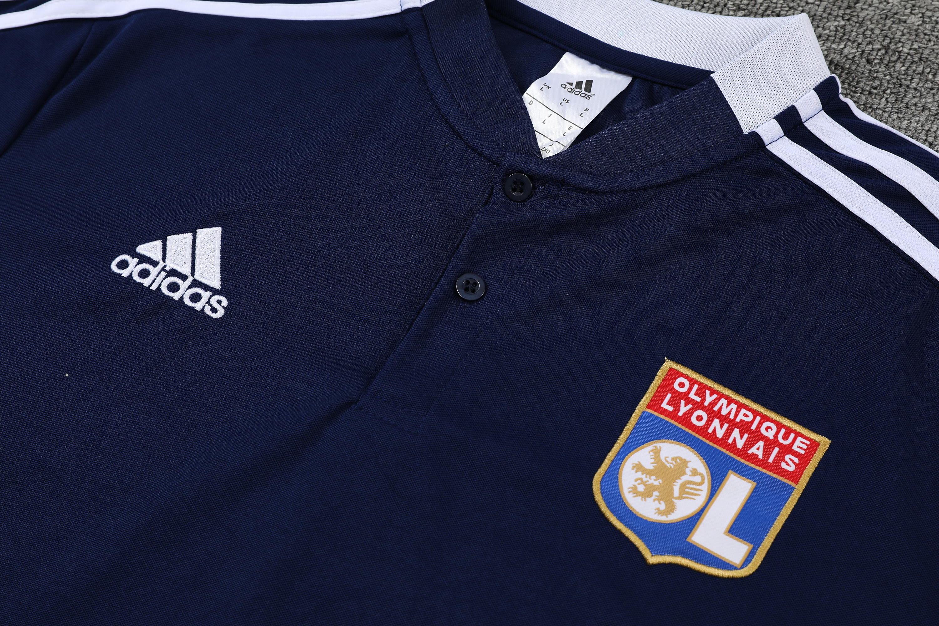 Lyon POLO dark blue Short Sleeve Suit