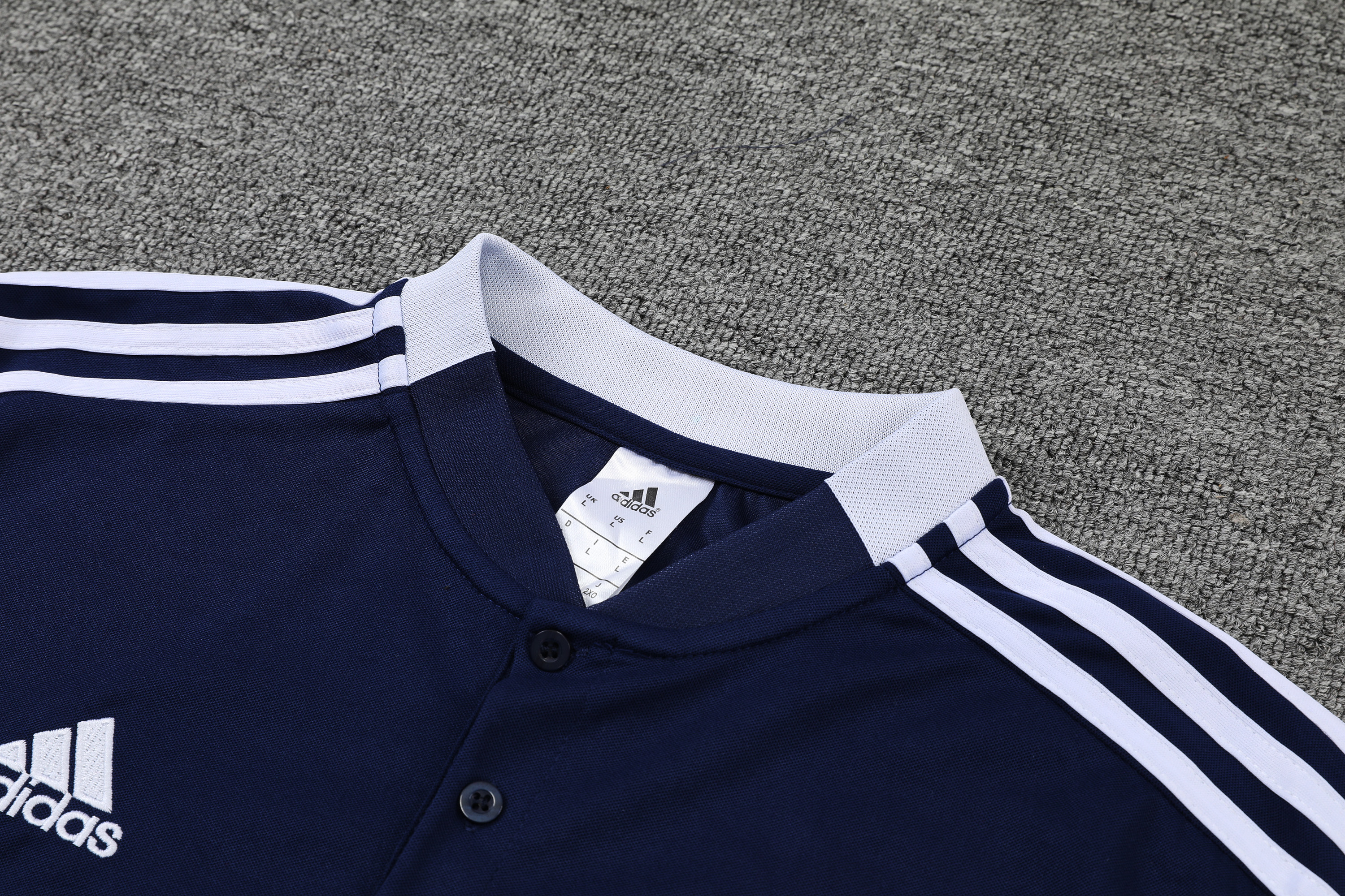 Lyon POLO dark blue Short Sleeve Suit