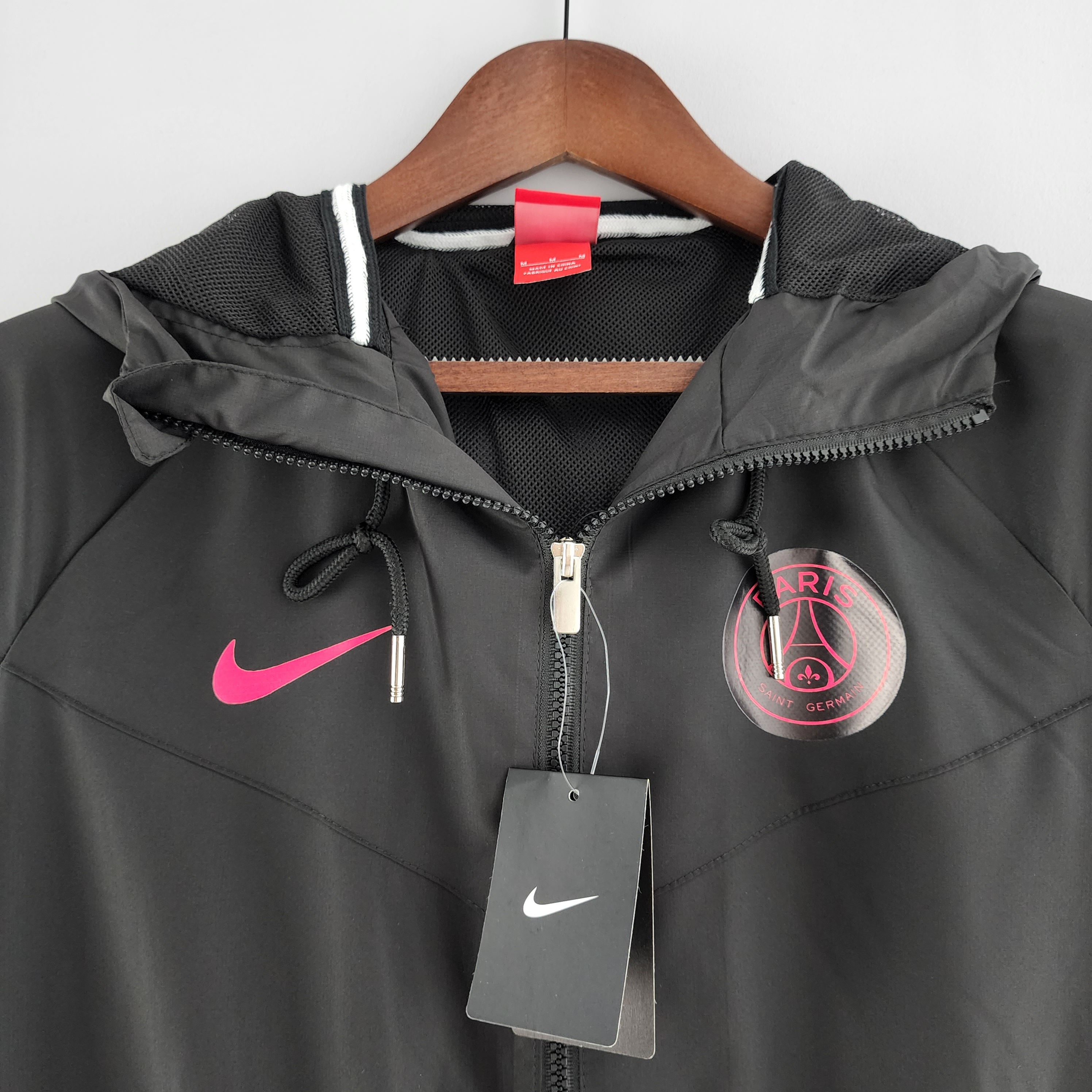 PSG Black Windbreaker