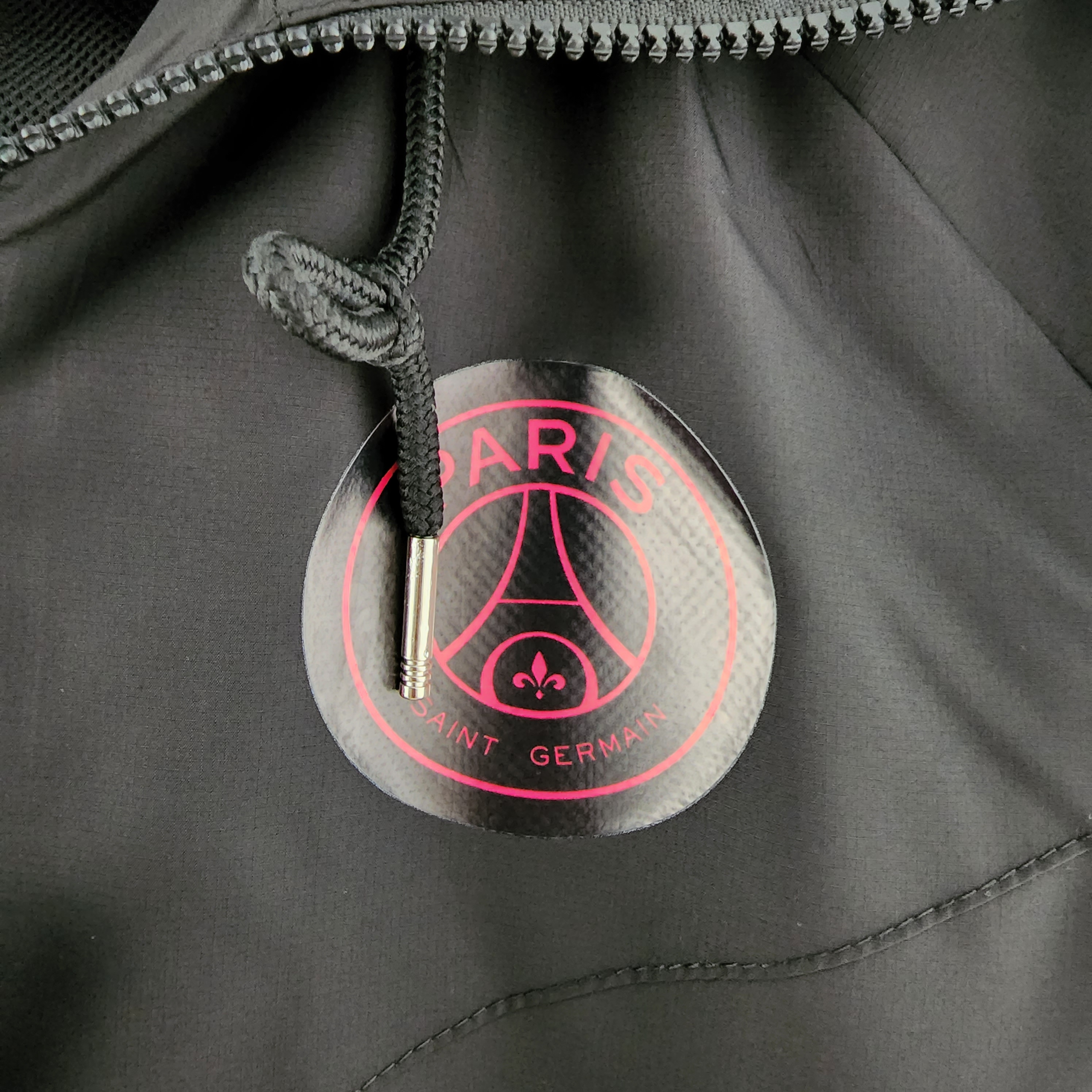 PSG Black Windbreaker