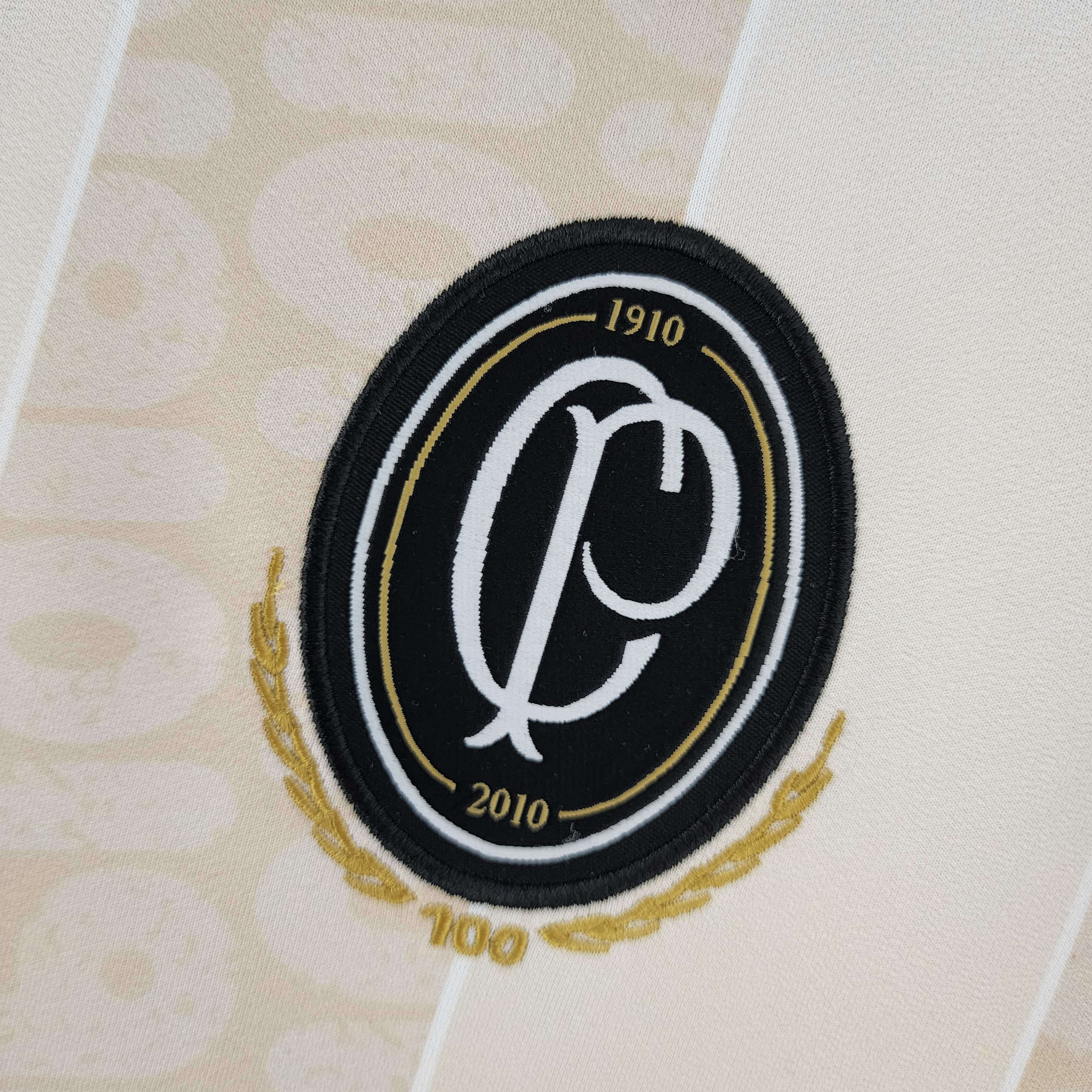 2010 Corinthians 100th Anniversary Retro Jersey/2010 科林蒂安100周年