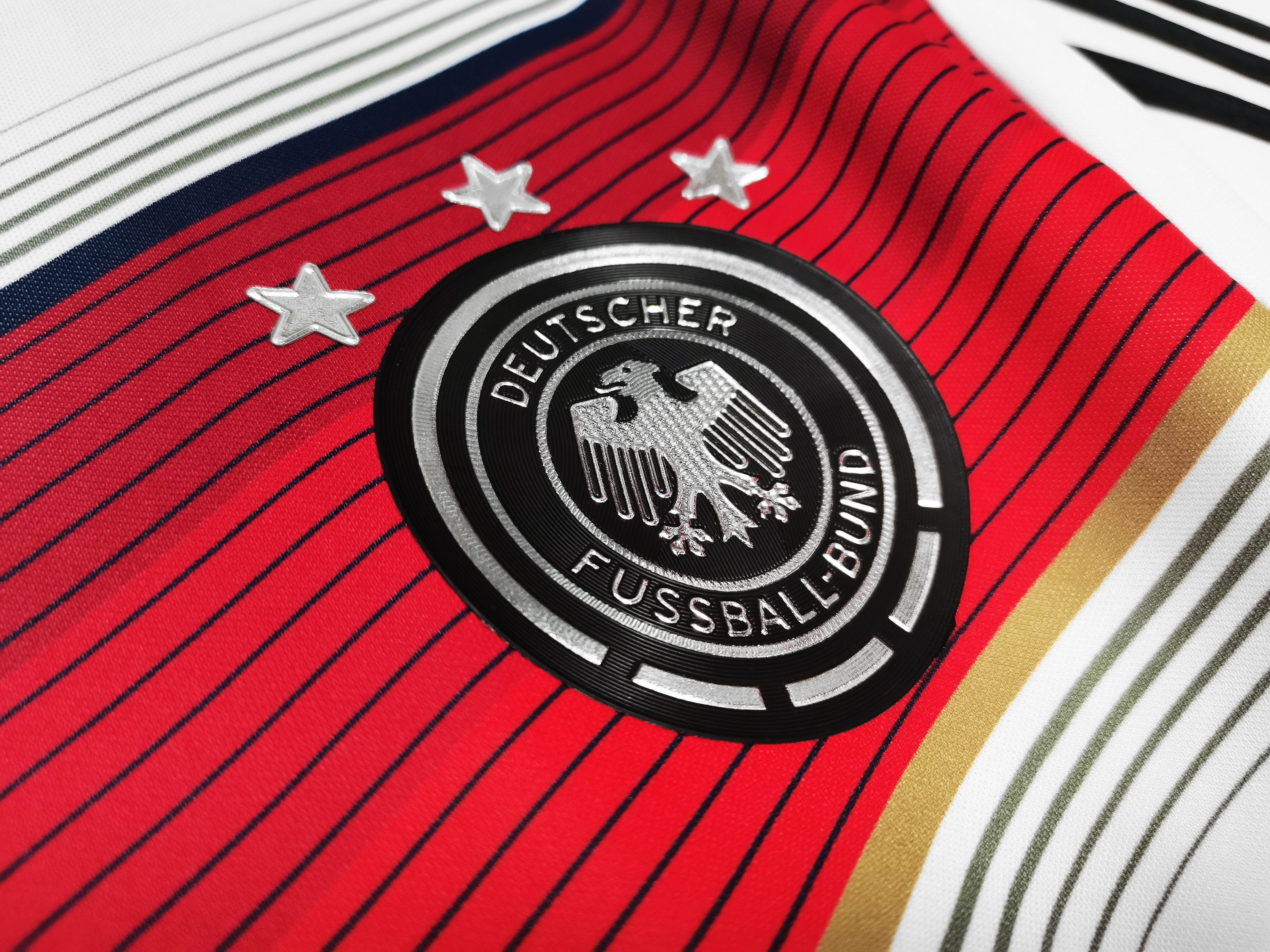 2014 Germany Home 3 Stars Retro Jersey/2014 德国主场3星