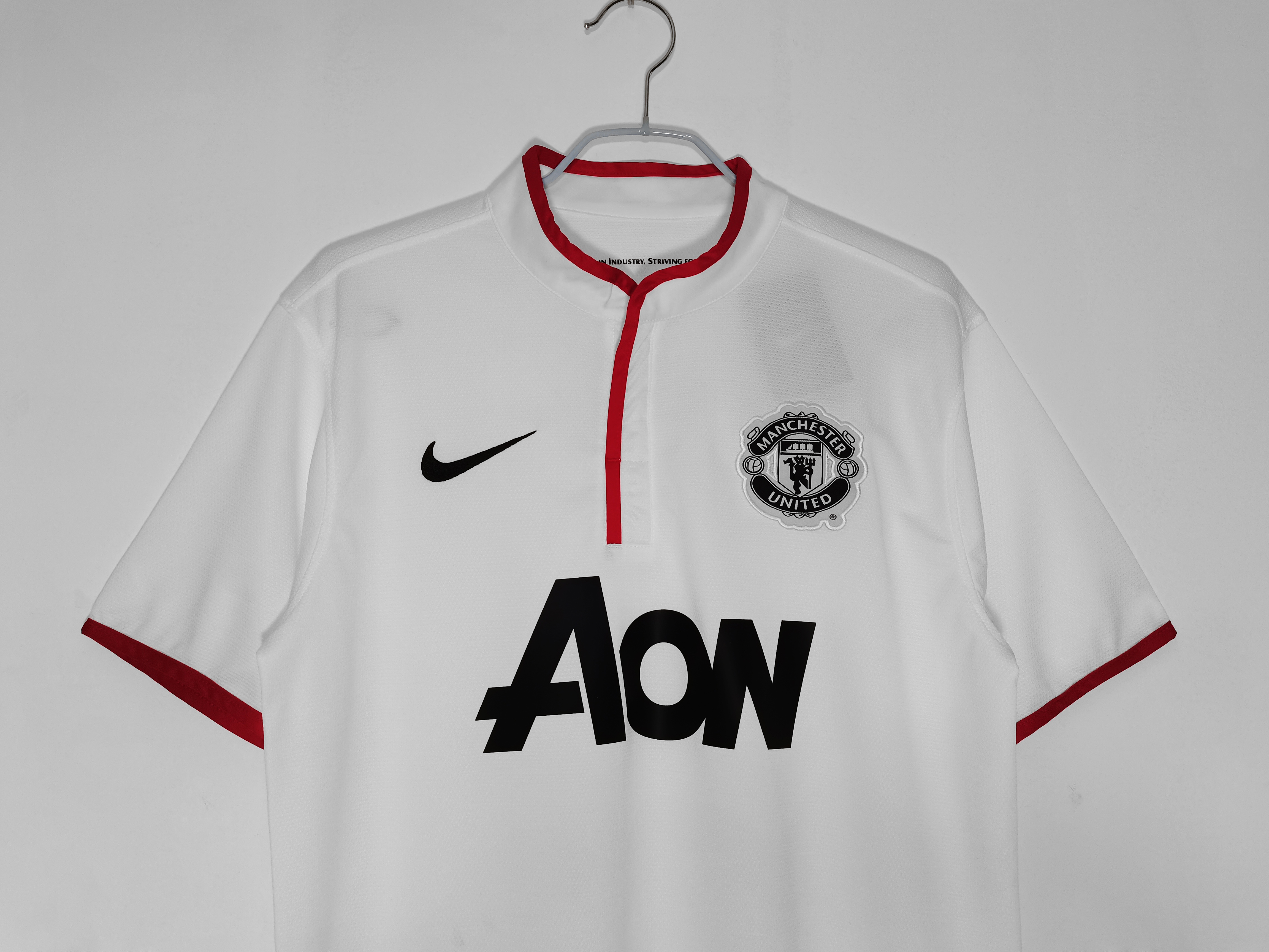 12-13 Manchester United Away White Retro Jersey/12-13 曼联客场