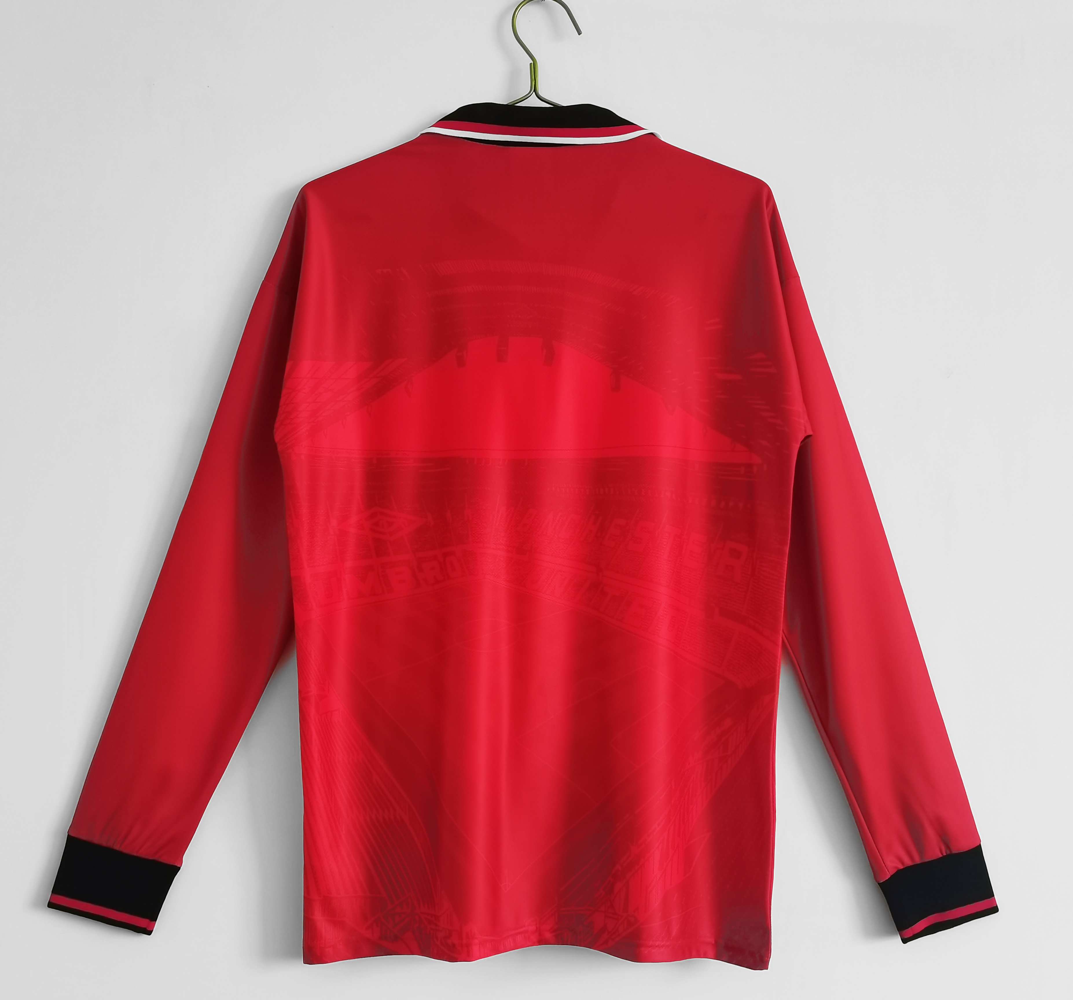 94-96 Manchester United Home Long Sleeve Retro Jersey/94-96 曼联主场长袖