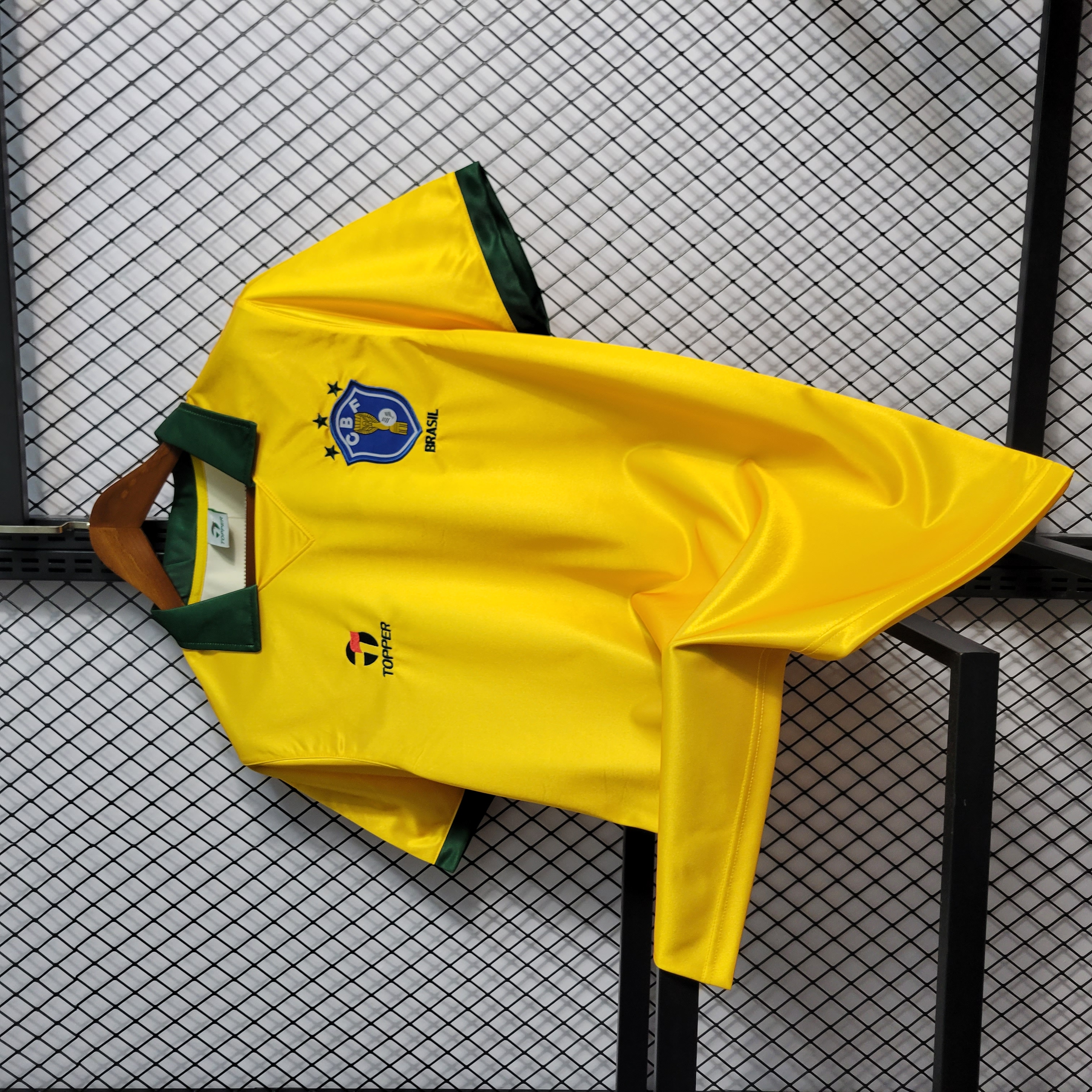 1988-1990 Brazil Home Retro Jersey/88-90巴西主场